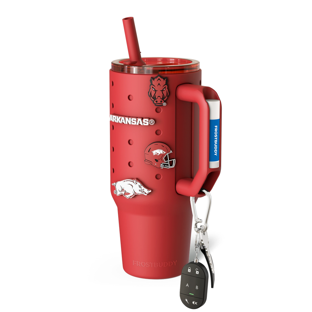 Thicc Buddy 40oz Arkansas Razorbacks Skin + Budz Bundle