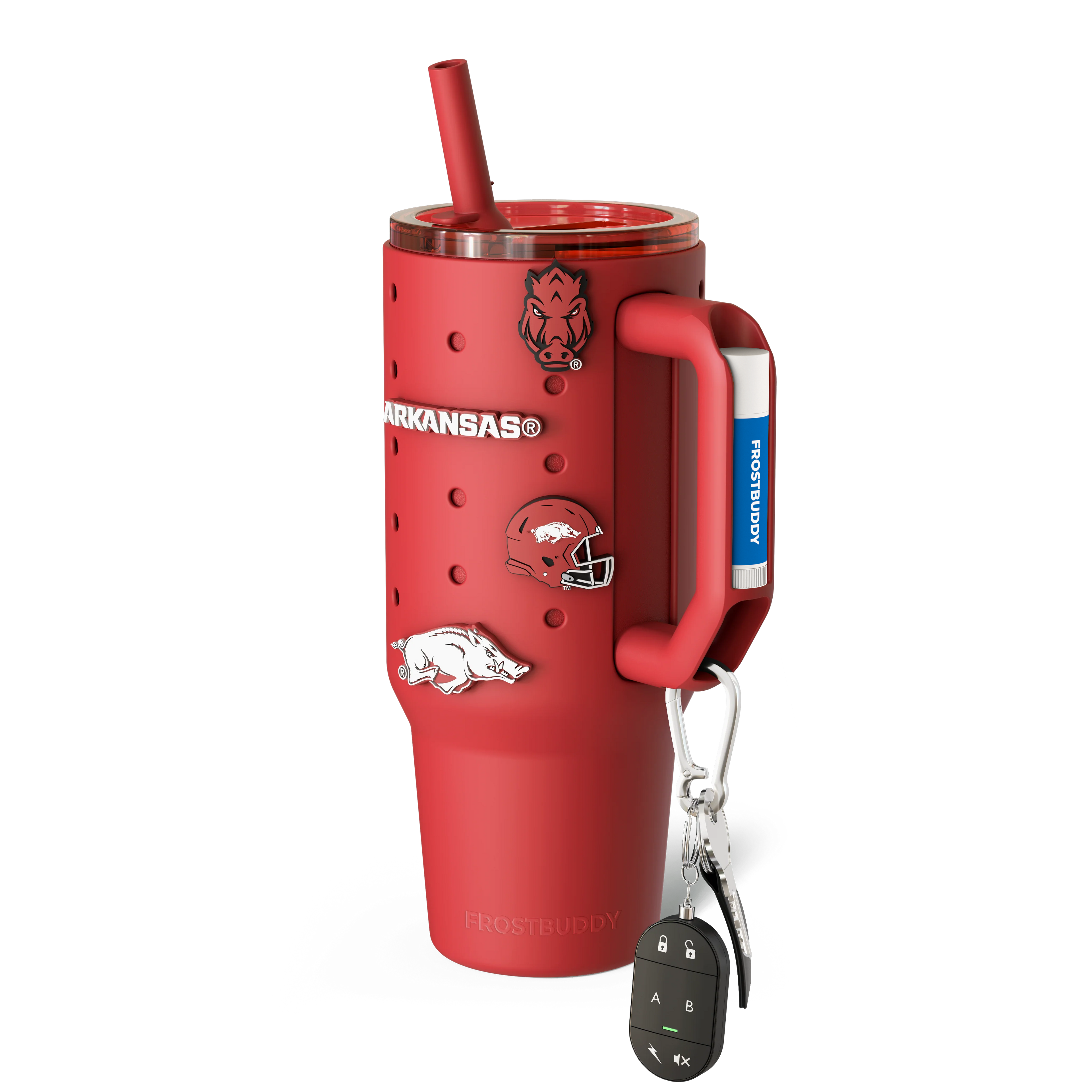 Thicc Buddy 40oz Arkansas Razorbacks Skin + Budz Bundle