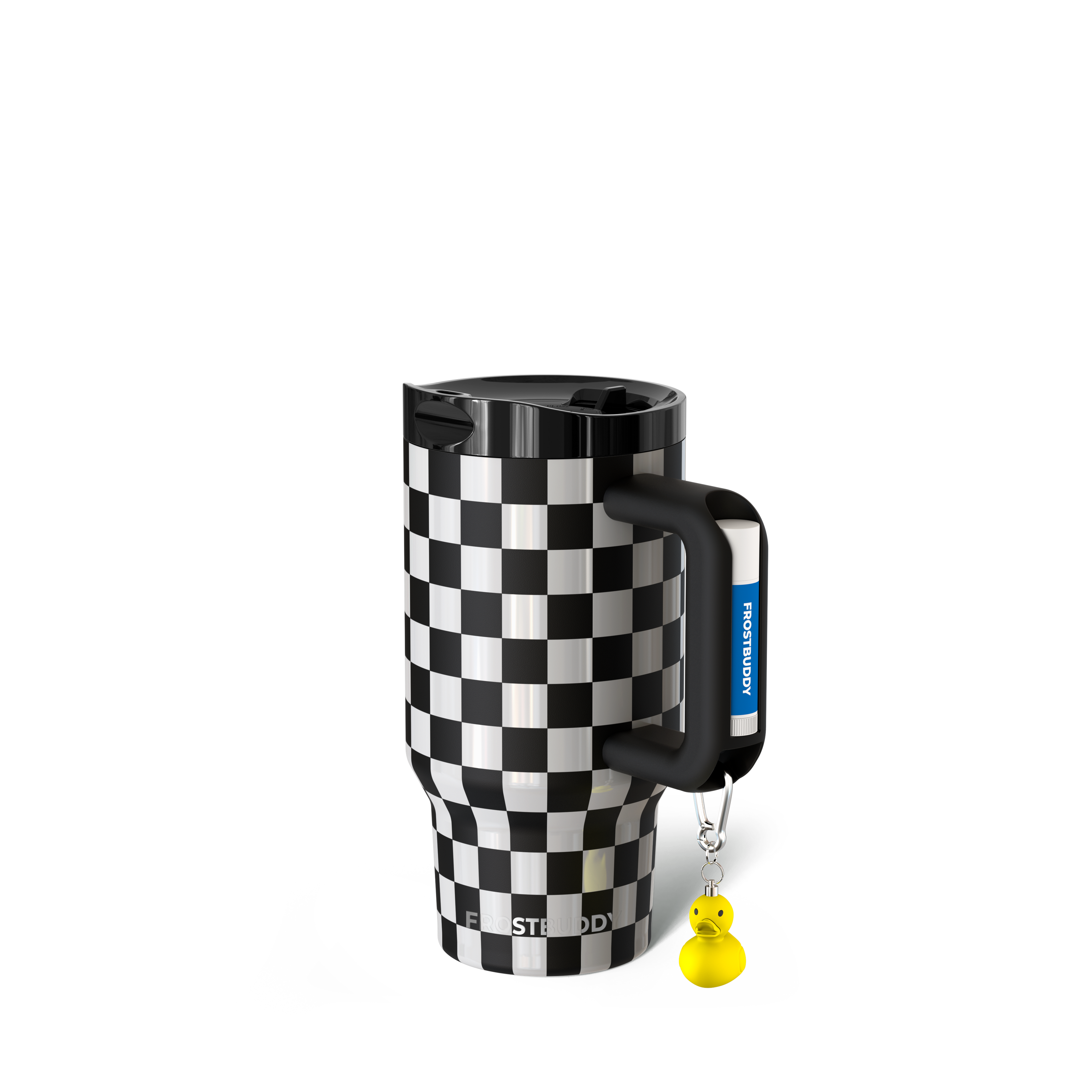 Thicc Buddy 16oz Black \u0026 White Checkered