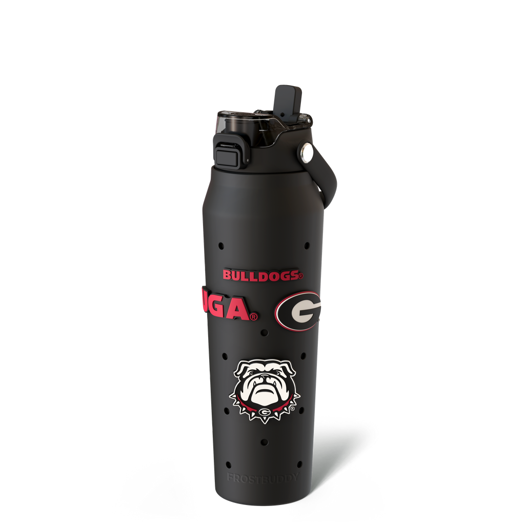 Bottle Buddy 32oz Georgia Bulldogs Skin + Budz Bundle