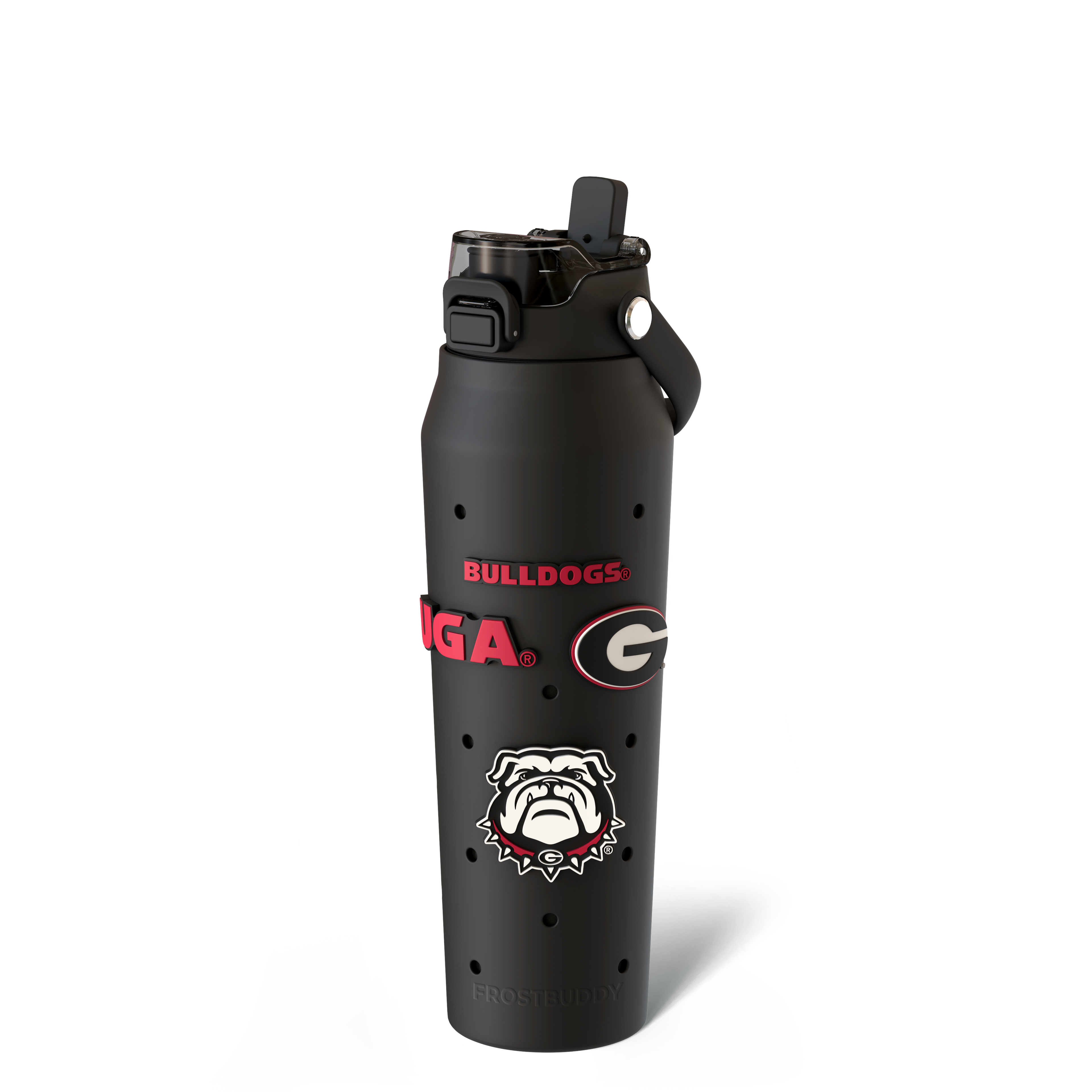 Bottle Buddy 32oz Georgia Bulldogs Skin + Budz Bundle