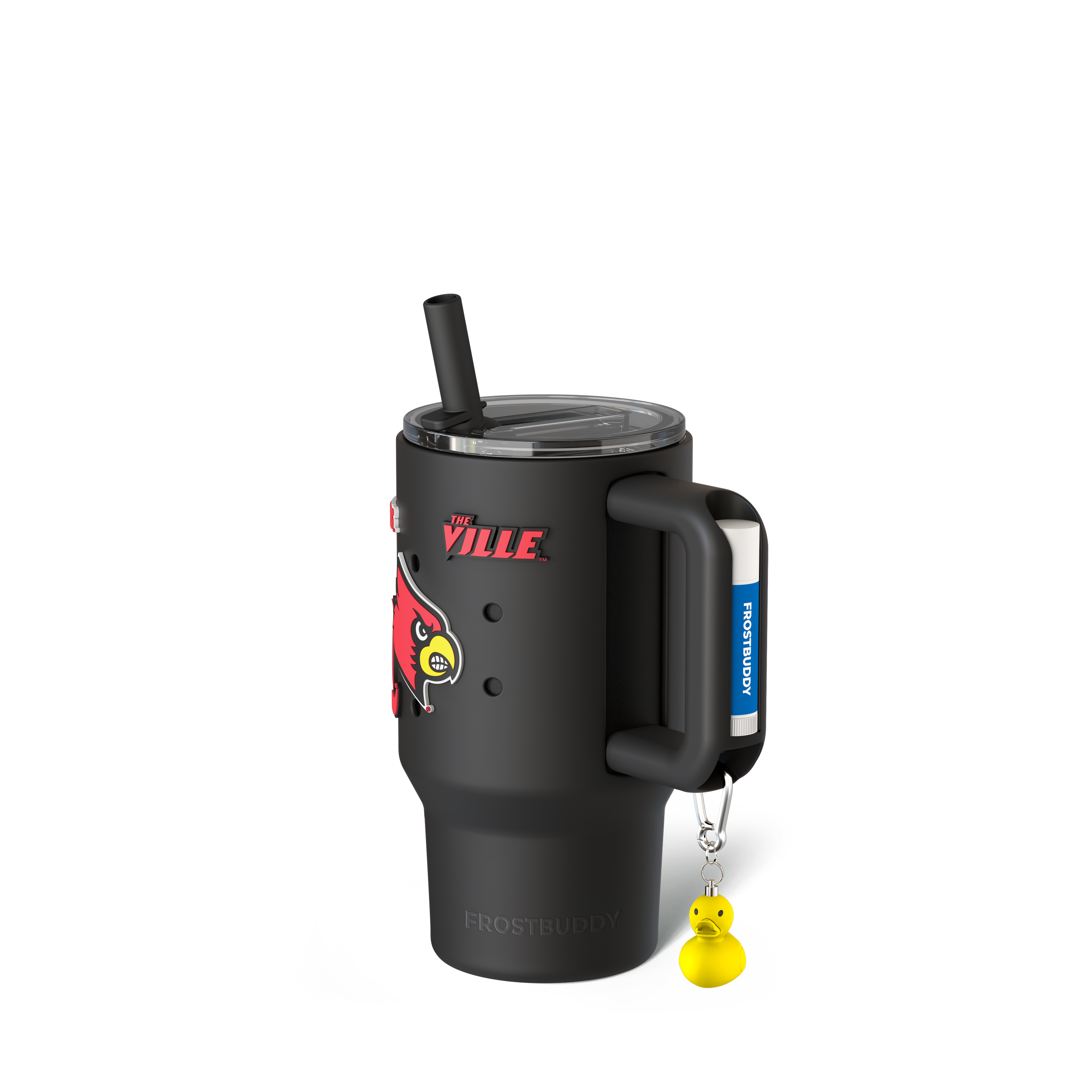 Thicc Buddy 16oz Louisville Cardinals Skin + Budz Bundle