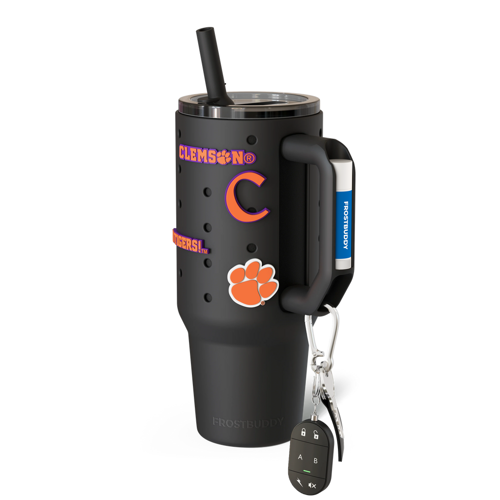 Thicc Buddy 40oz Clemson Tigers Skin + Budz Bundle