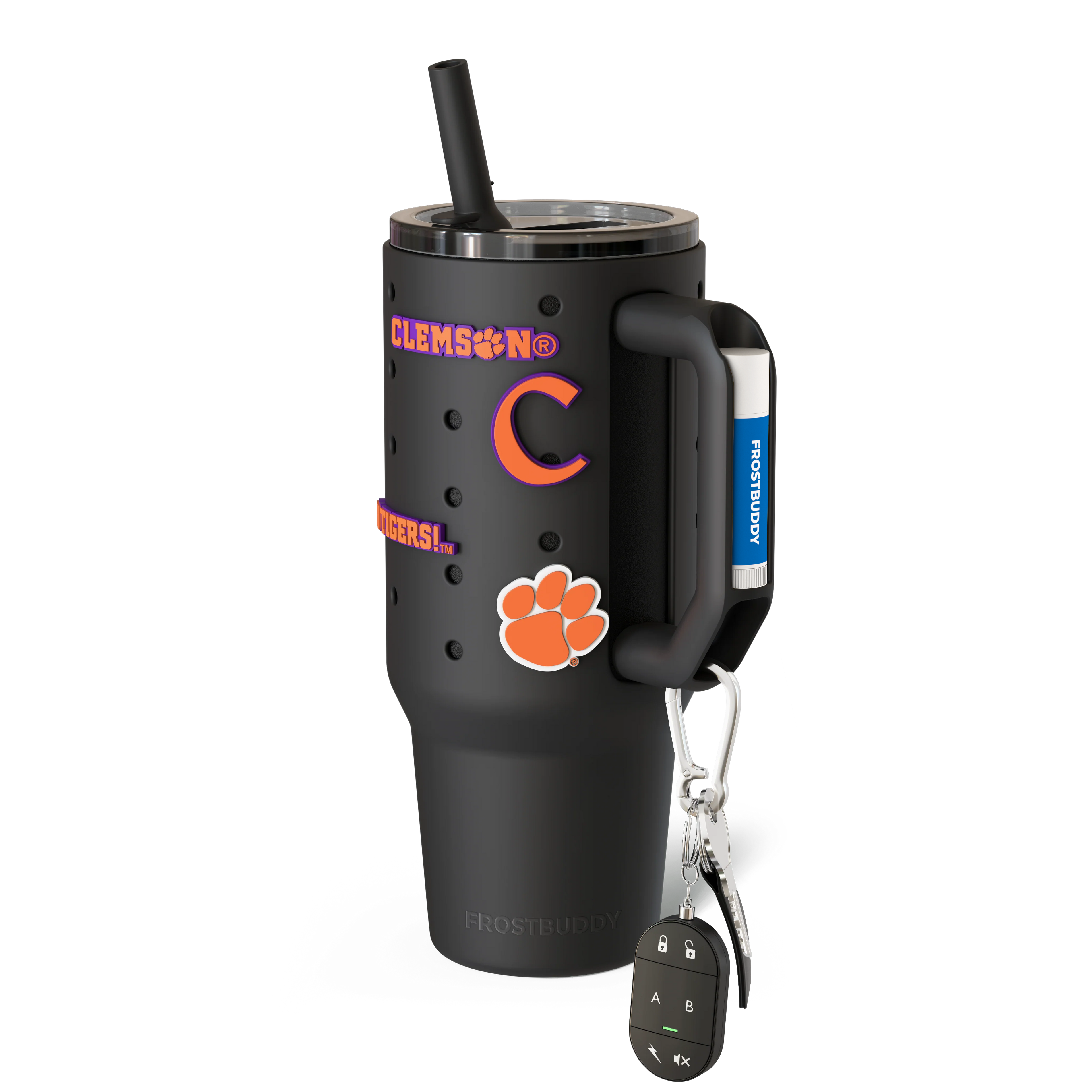 Thicc Buddy 40oz Clemson Tigers Skin + Budz Bundle