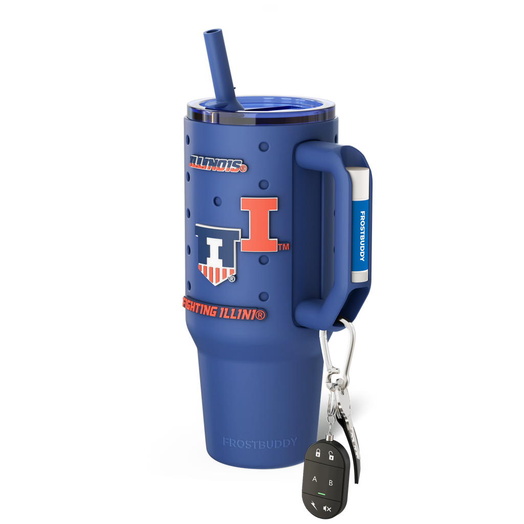 Thicc Buddy 40oz Illinois Fighting Illini Skin + Budz Bundle