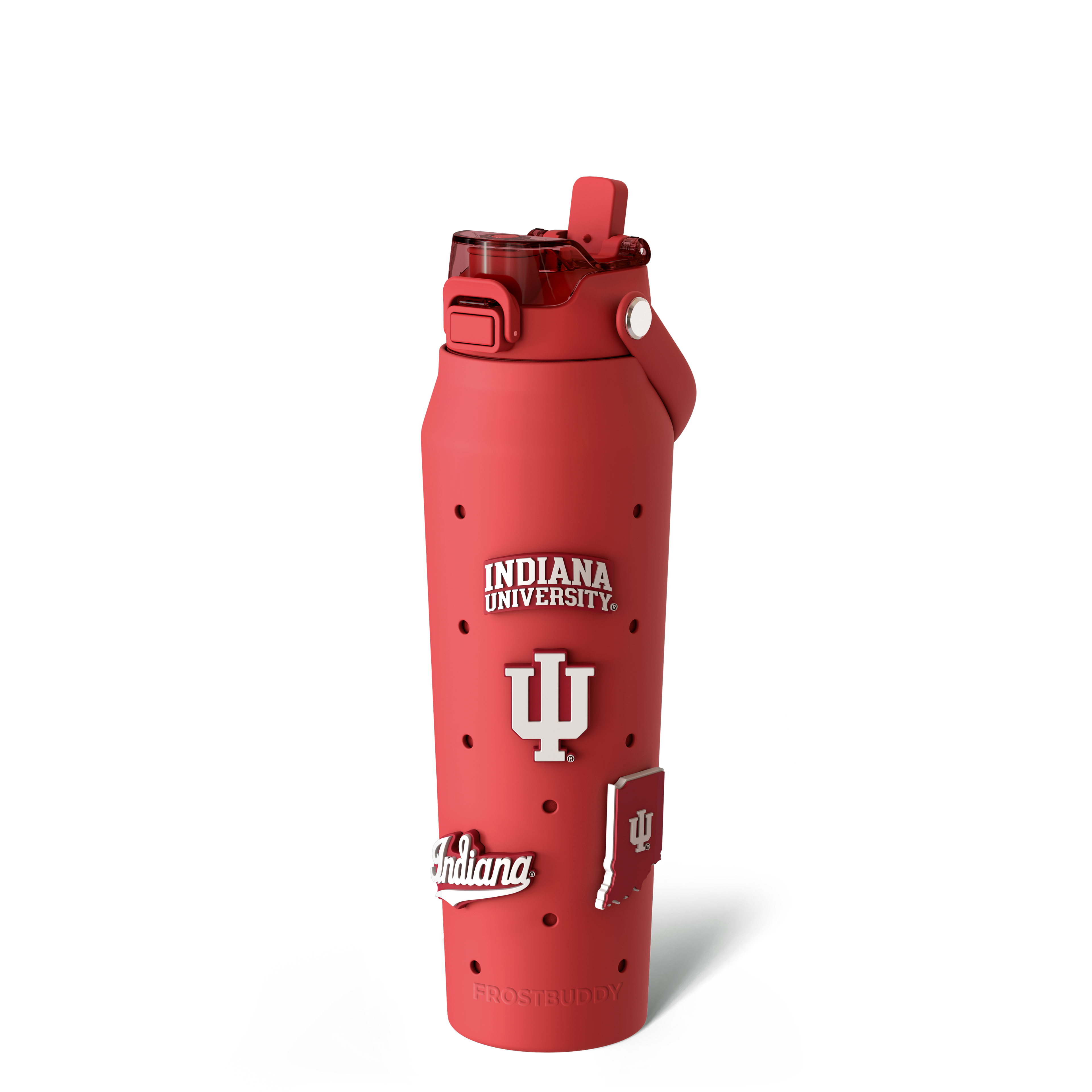 Bottle Buddy 32oz Indiana Hoosiers Skin + Budz Bundle