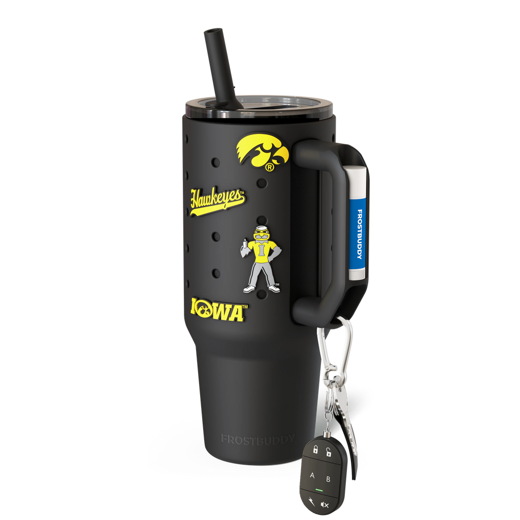 Thicc Buddy 40oz Iowa Hawkeyes Skin + Budz Bundle