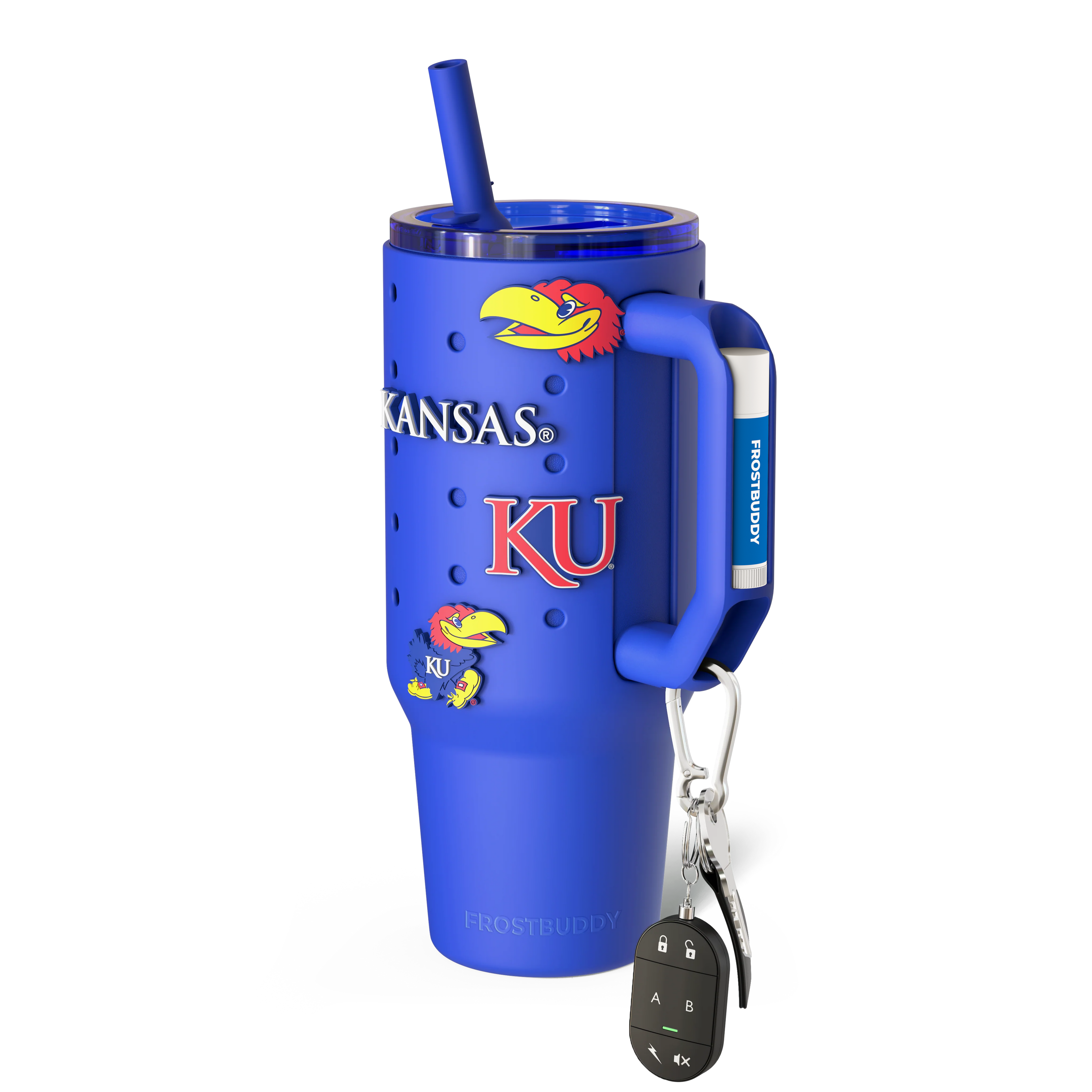 Thicc Buddy 40oz Kansas Jayhawks Skin + Budz Bundle
