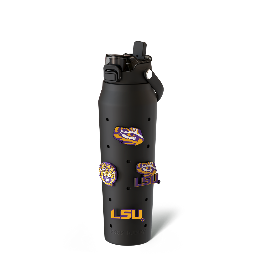 Bottle Buddy 32oz LSU Tigers Skin + Budz Bundle