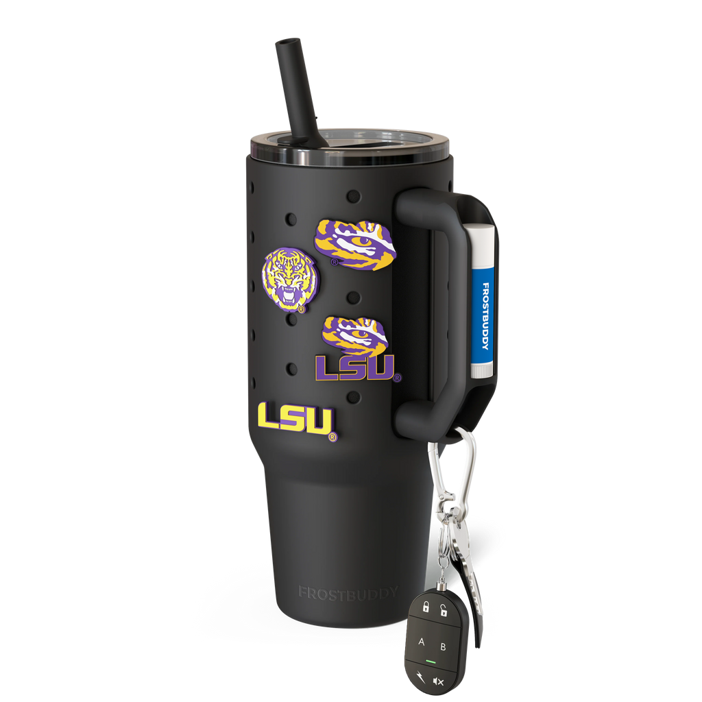 Thicc Buddy 40oz LSU Tigers Skin + Budz Bundle