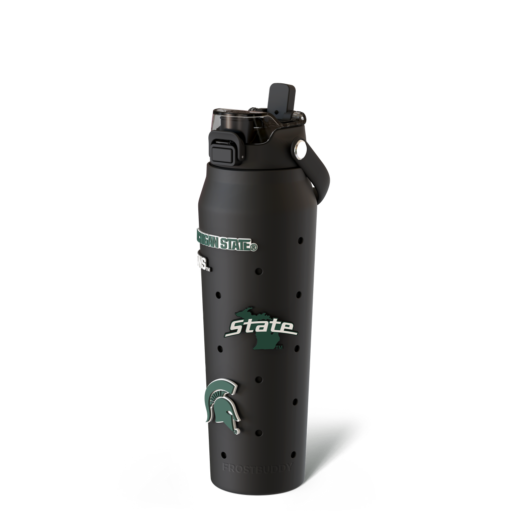 Bottle Buddy 32oz Michigan State Spartans Skin + Budz Bundle