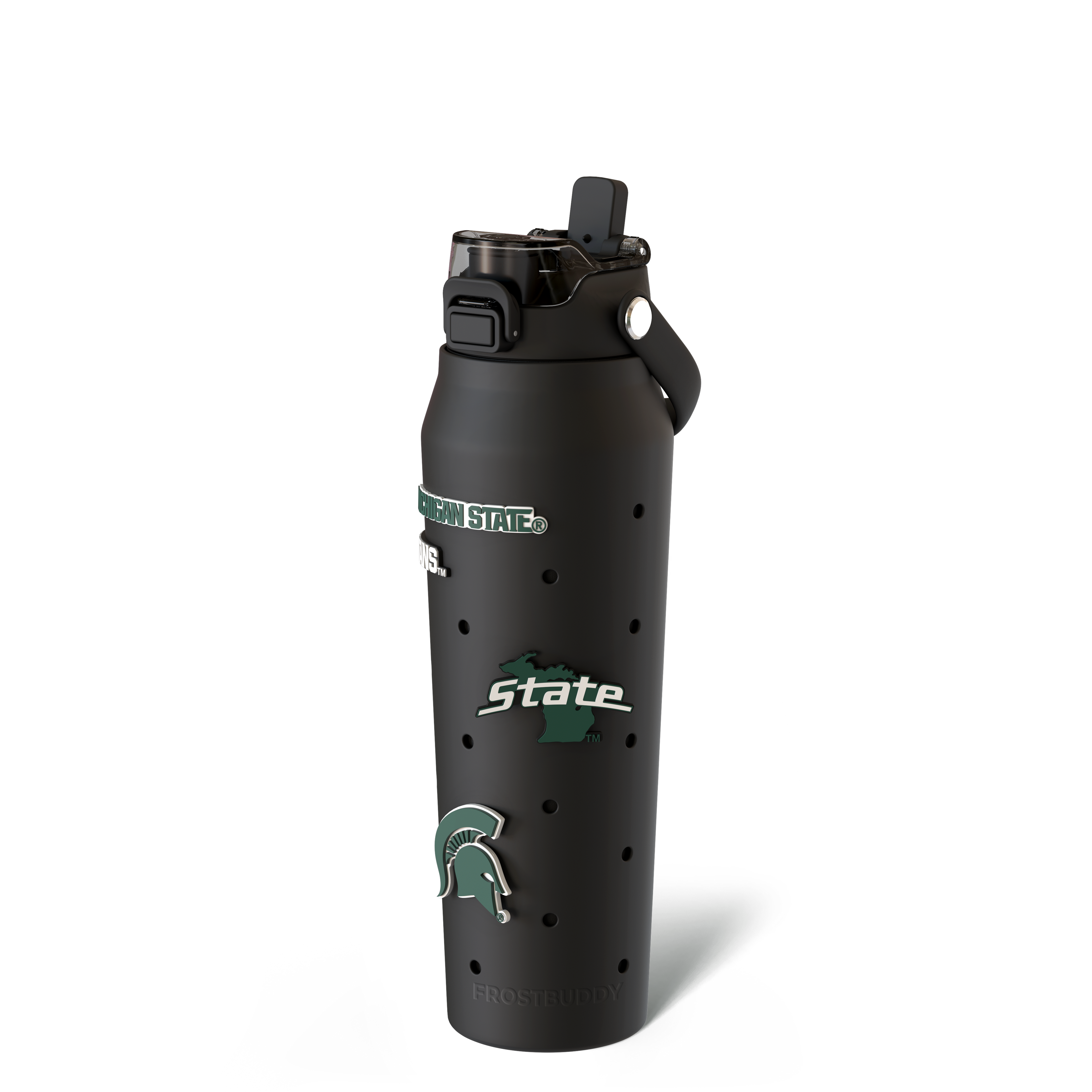 Bottle Buddy 32oz Michigan State Spartans Skin + Budz Bundle