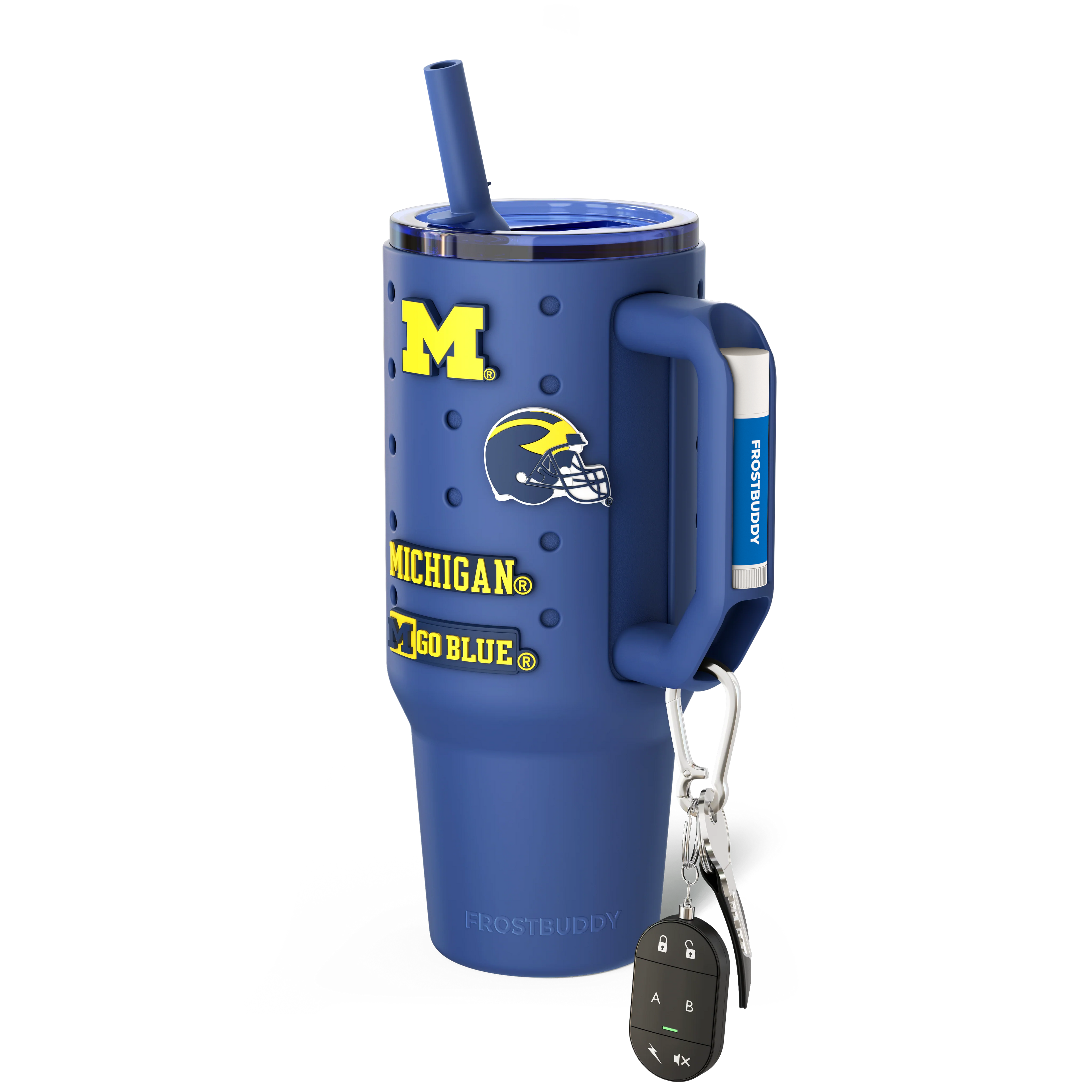 Thicc Buddy 40oz Michigan Wolverines Skin + Budz Bundle