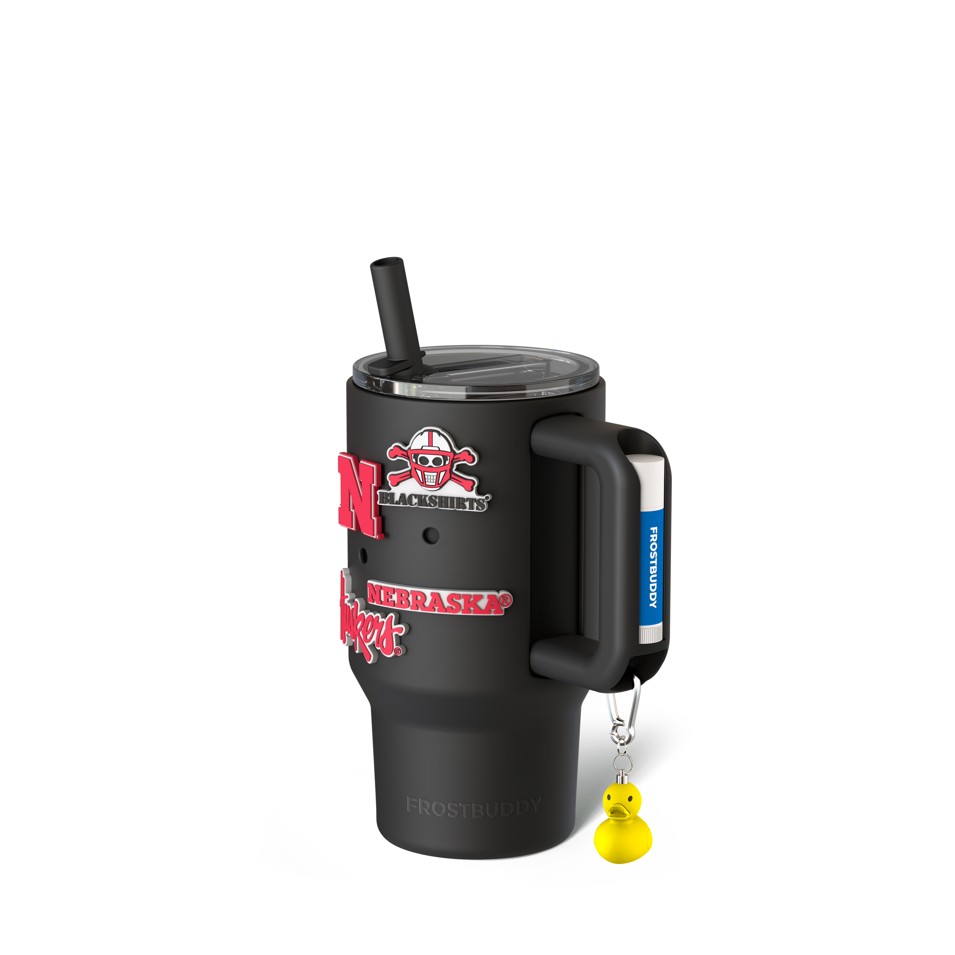 Thicc Buddy 16oz Nebraska Cornhuskers Skin + Budz Bundle