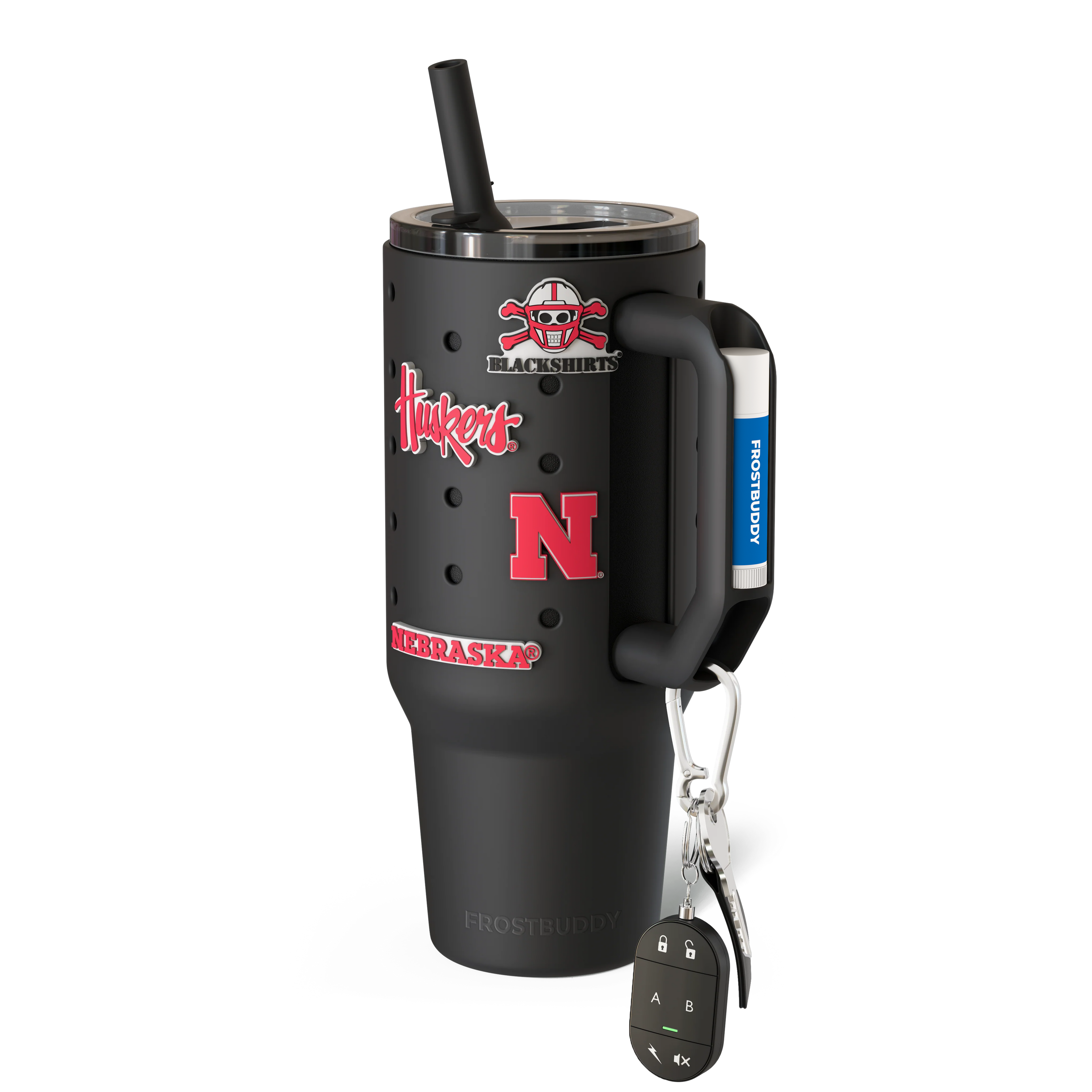 Thicc Buddy 40oz Nebraska Cornhuskers Skin + Budz Bundle