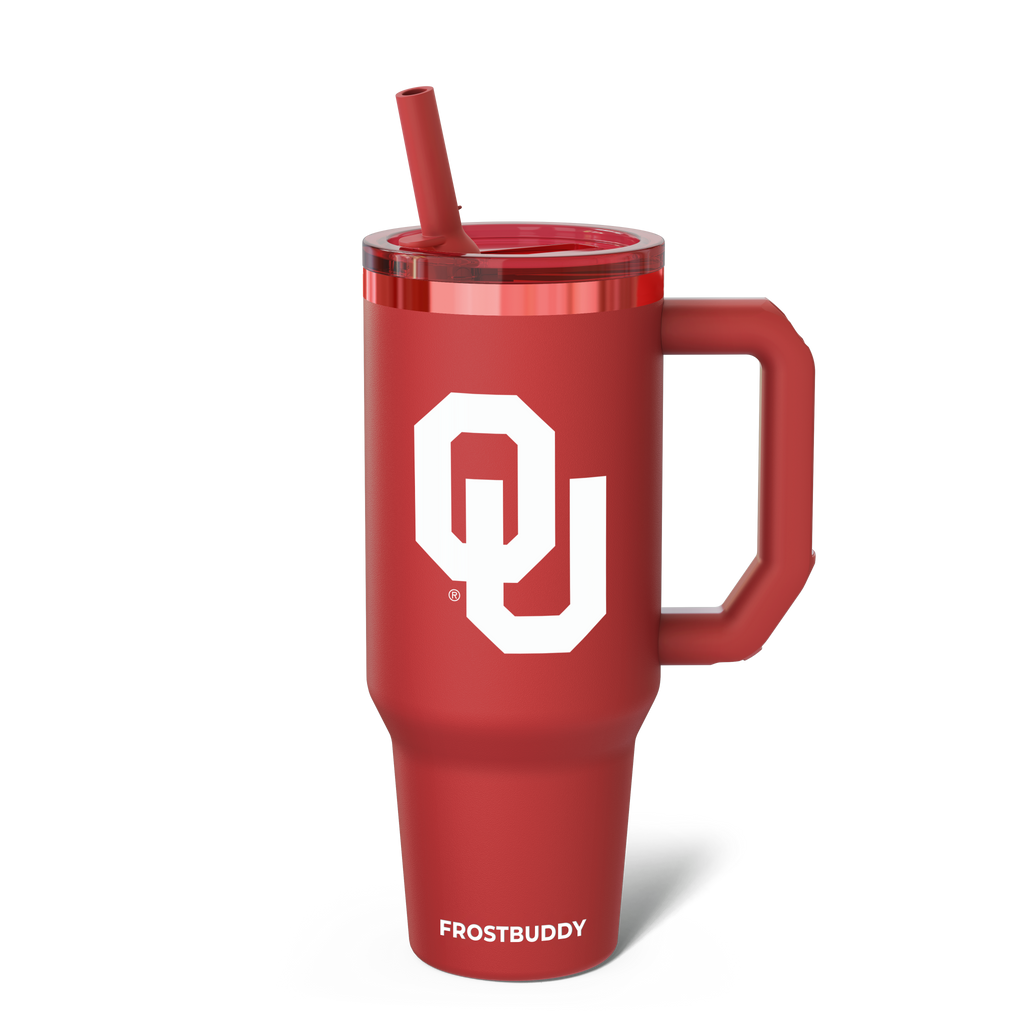Thicc Buddy 40oz Oklahoma Sooners Gameday