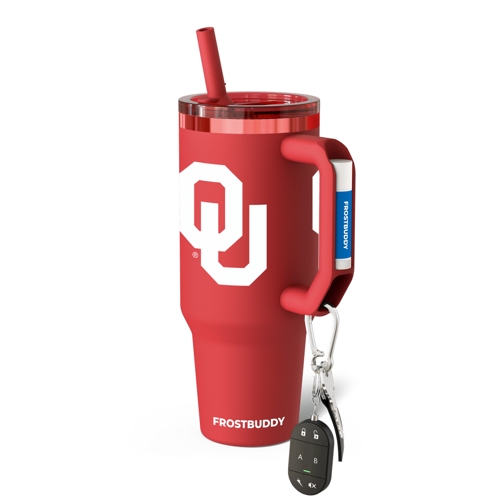 Thicc Buddy 40oz Oklahoma Sooners Gameday