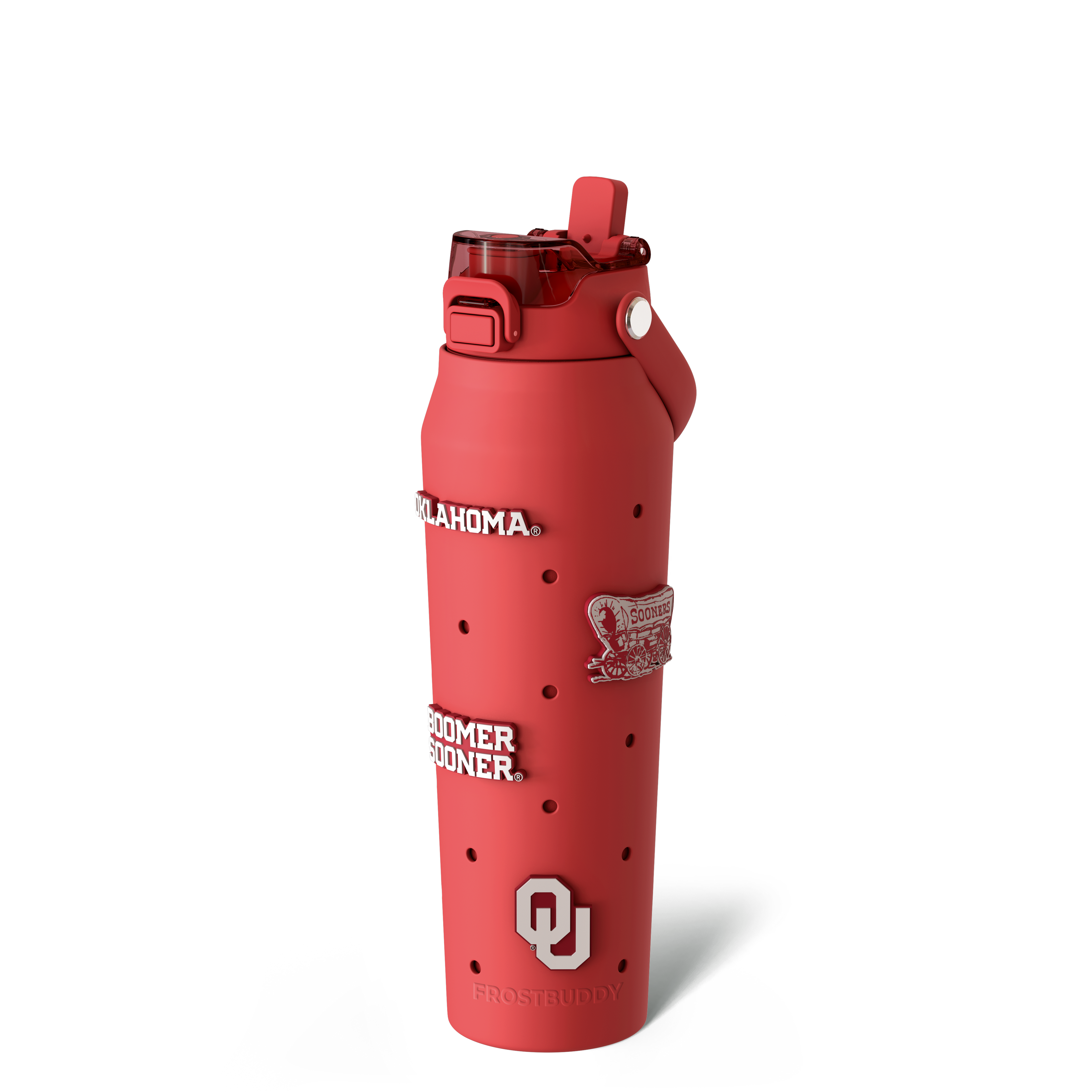 Bottle Buddy 32oz Oklahoma Sooners Skin + Budz Bundle