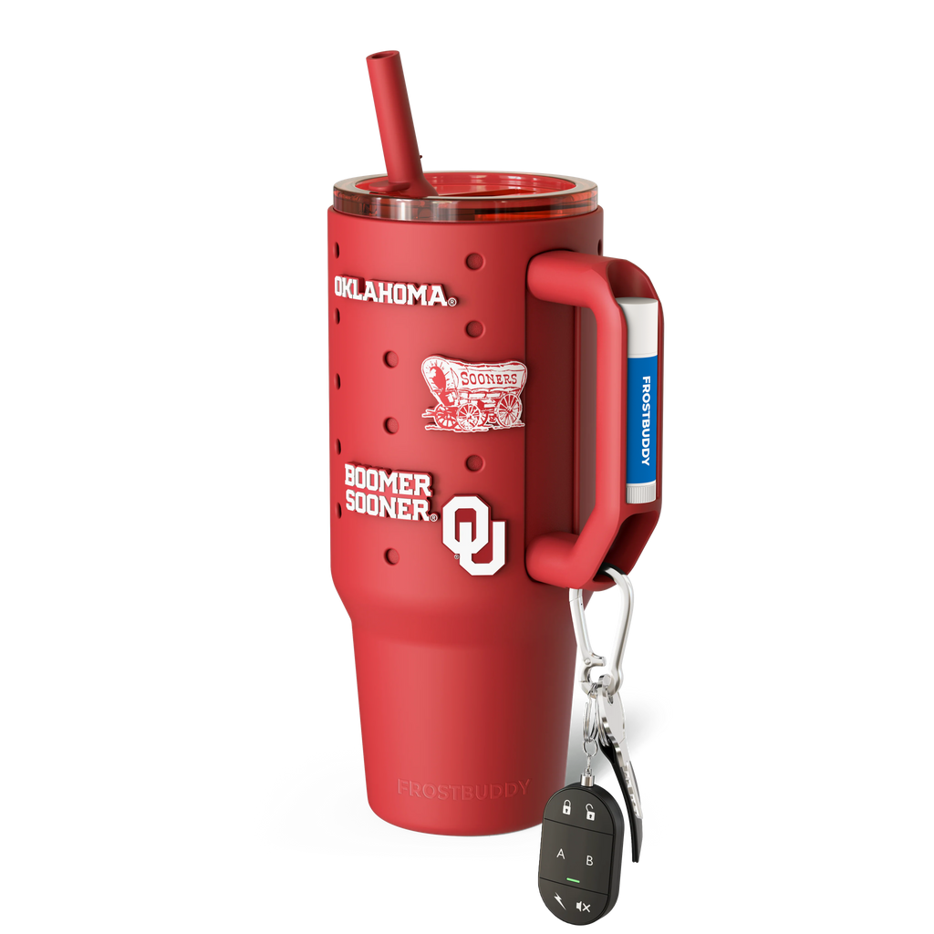 Thicc Buddy 40oz Oklahoma Sooners Skin + Budz Bundle
