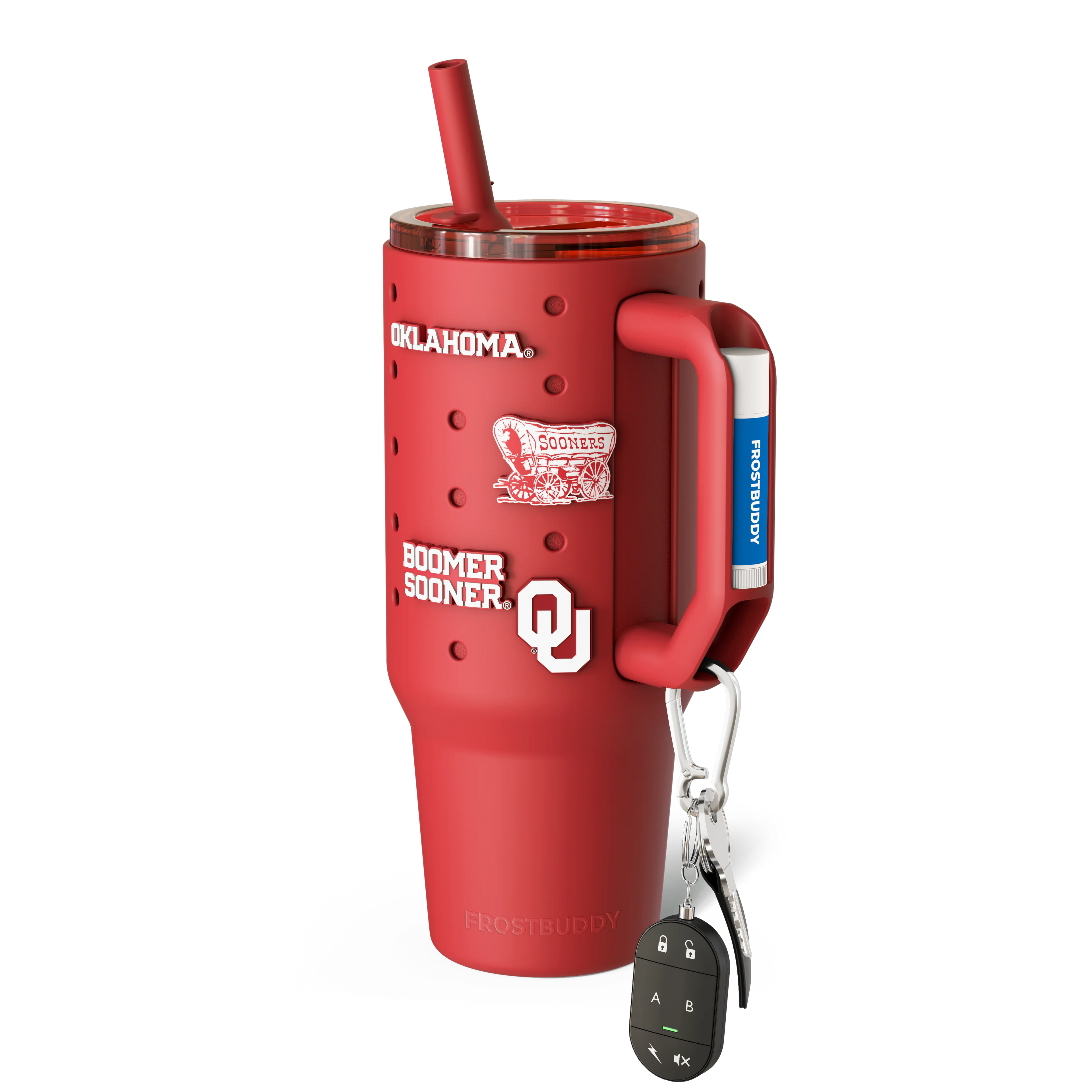 Thicc Buddy 40oz Oklahoma Sooners Skin + Budz Bundle