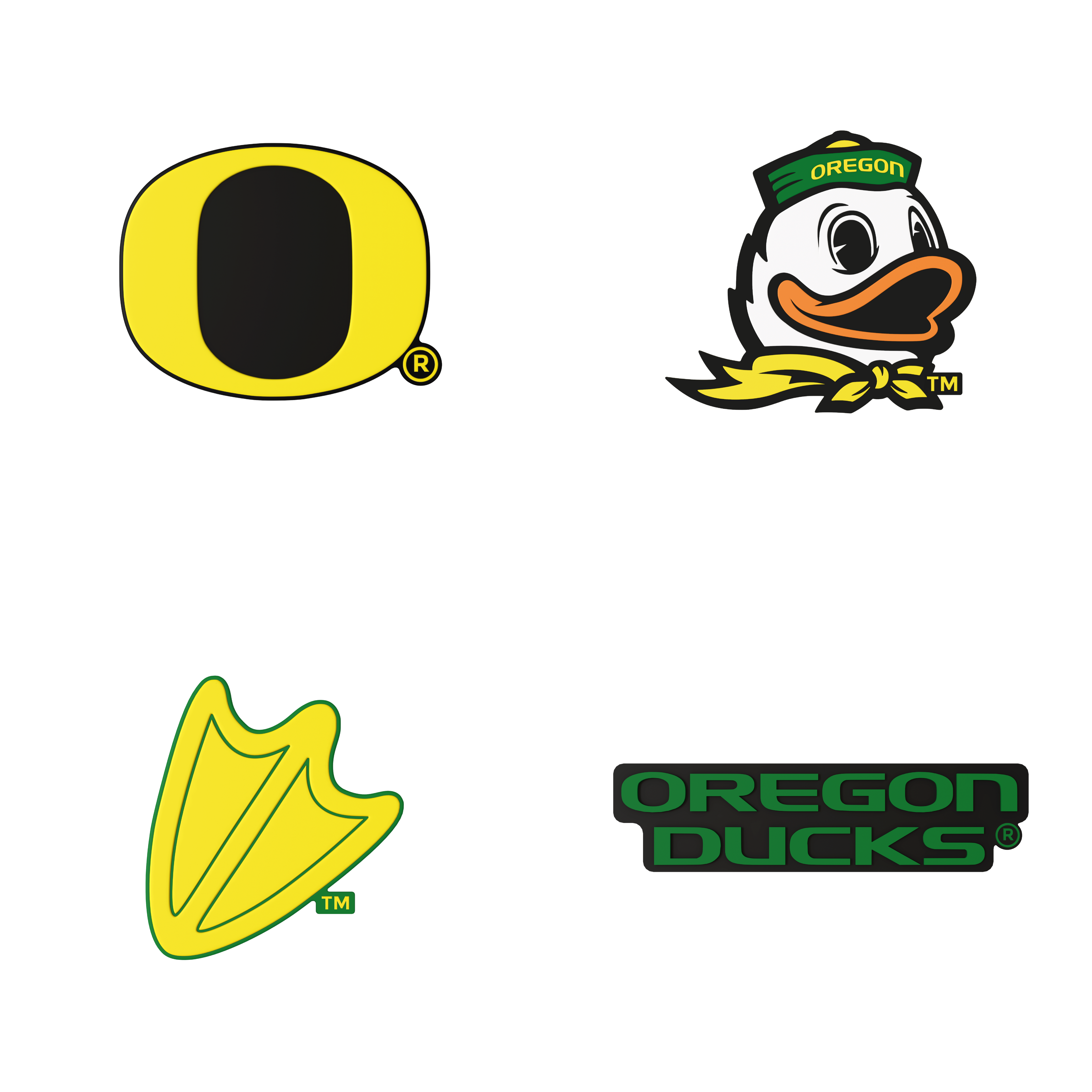 Budz Oregon Ducks 4-Pack Bundle