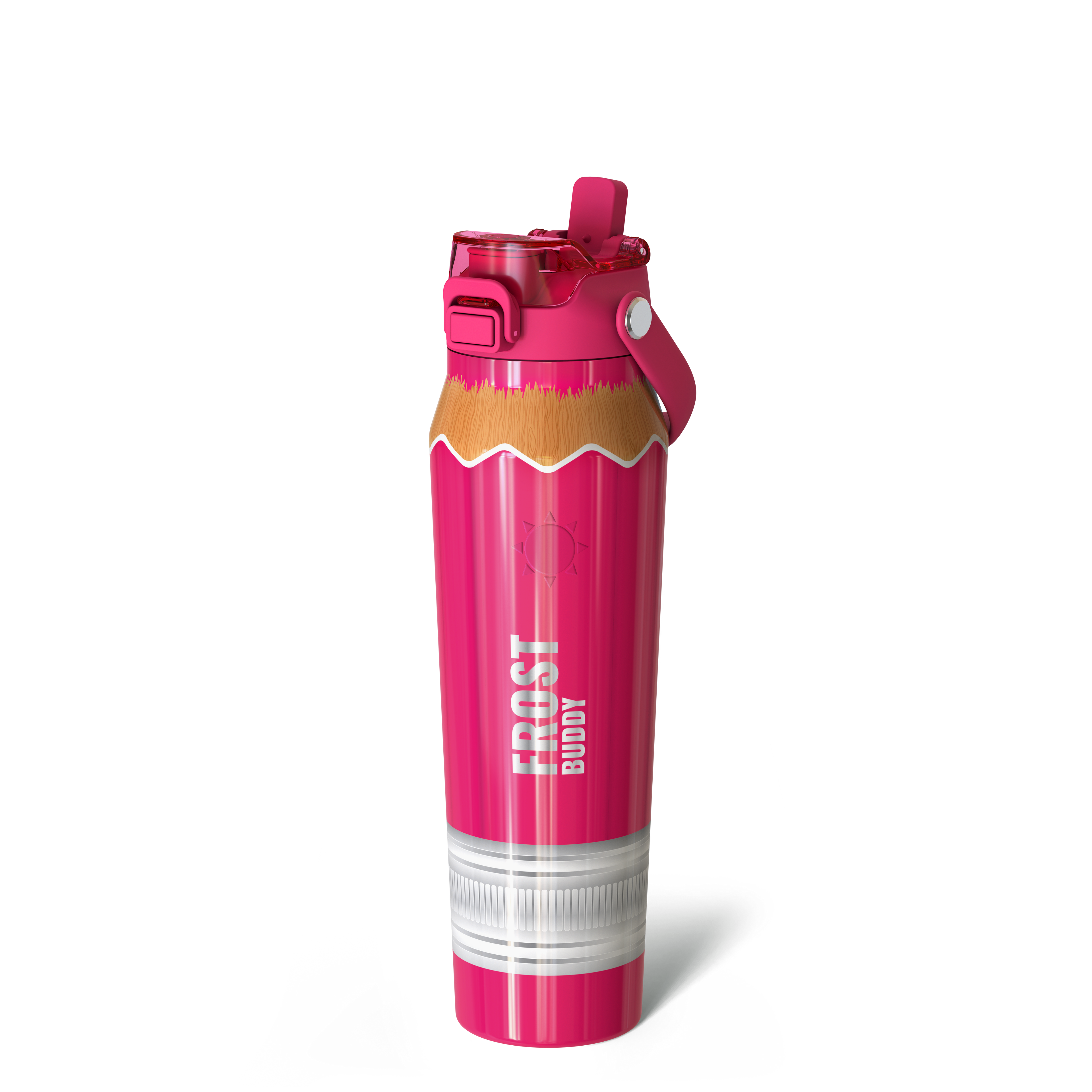 Bottle Buddy 32oz Pink Pencil