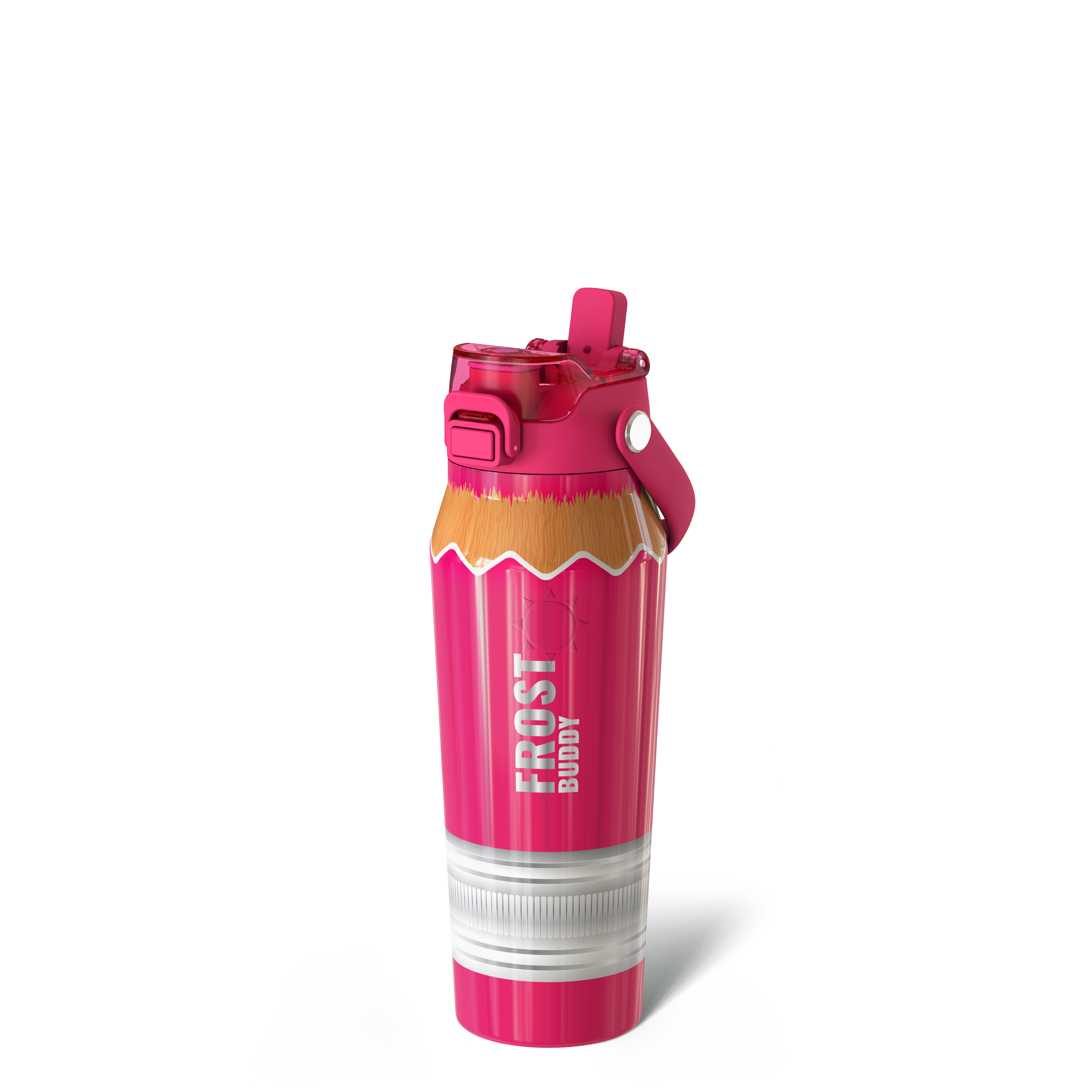 Bottle Buddy 24oz Pink Pencil