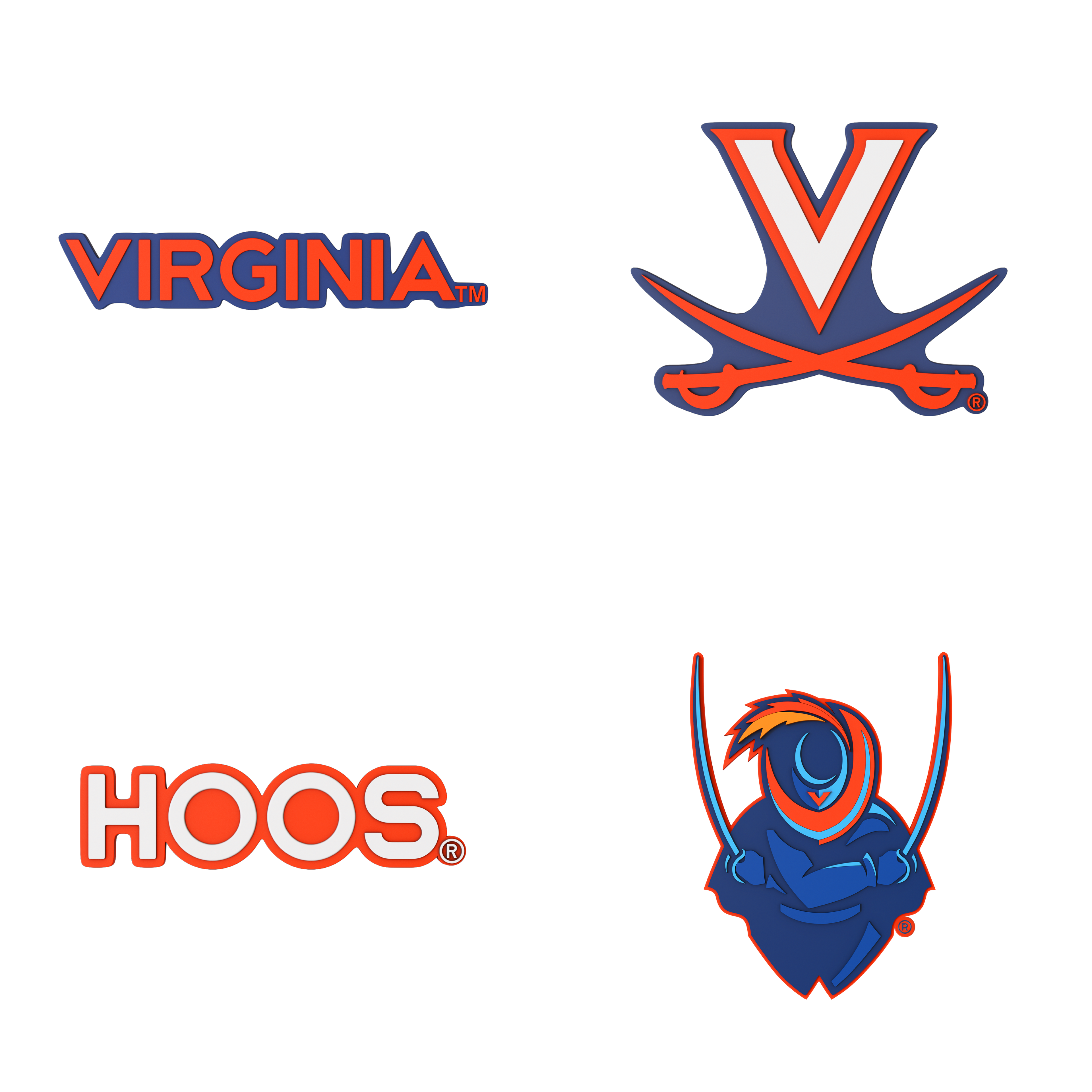 Budz Virginia Cavaliers 4-Pack Bundle