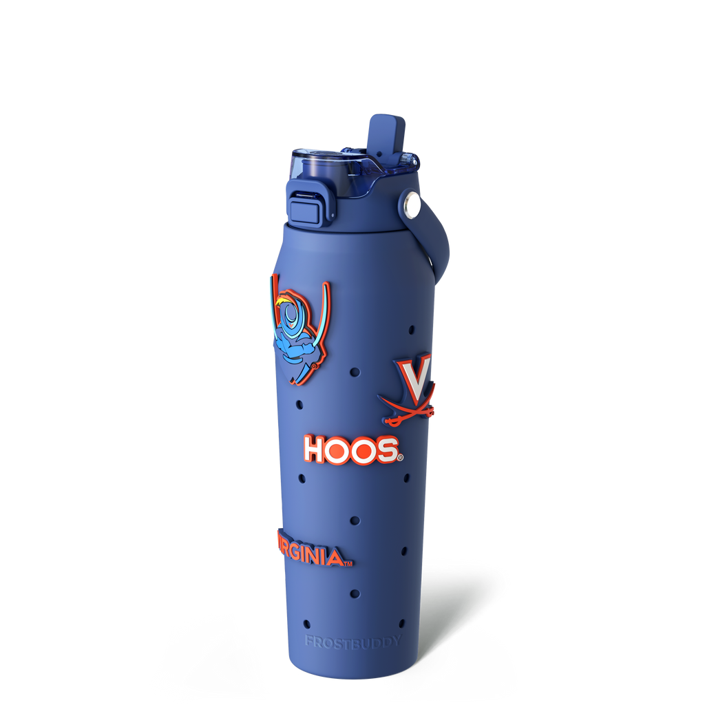 Bottle Buddy 32oz Virginia Cavaliers Skin + Budz Bundle