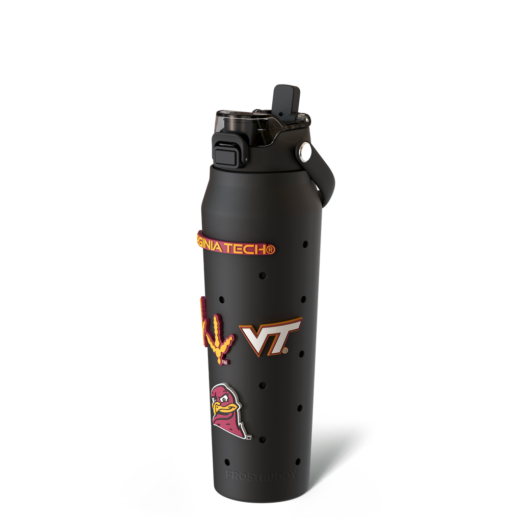 Bottle Buddy 32oz Virginia Tech Hokies Skin + Budz Bundle
