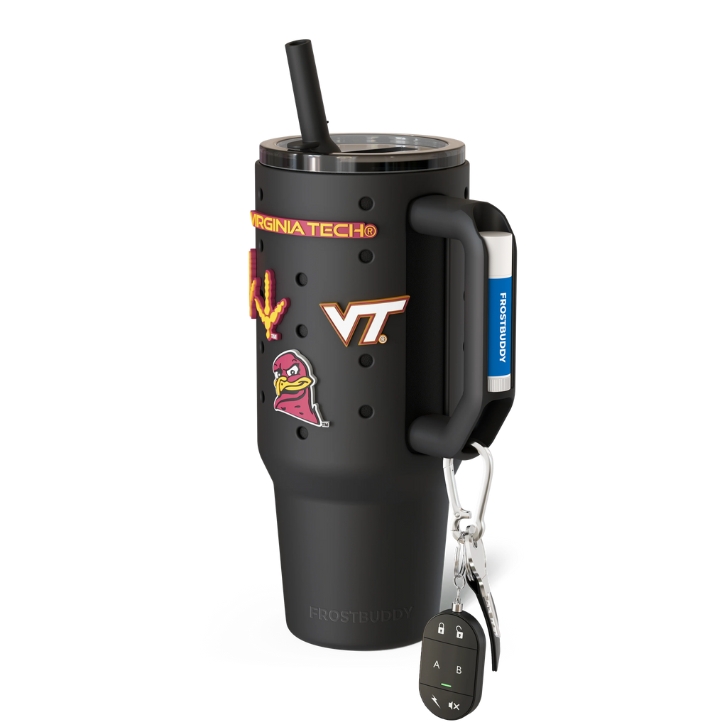 Thicc Buddy 40oz Virginia Tech Hokies Skin + Budz Bundle