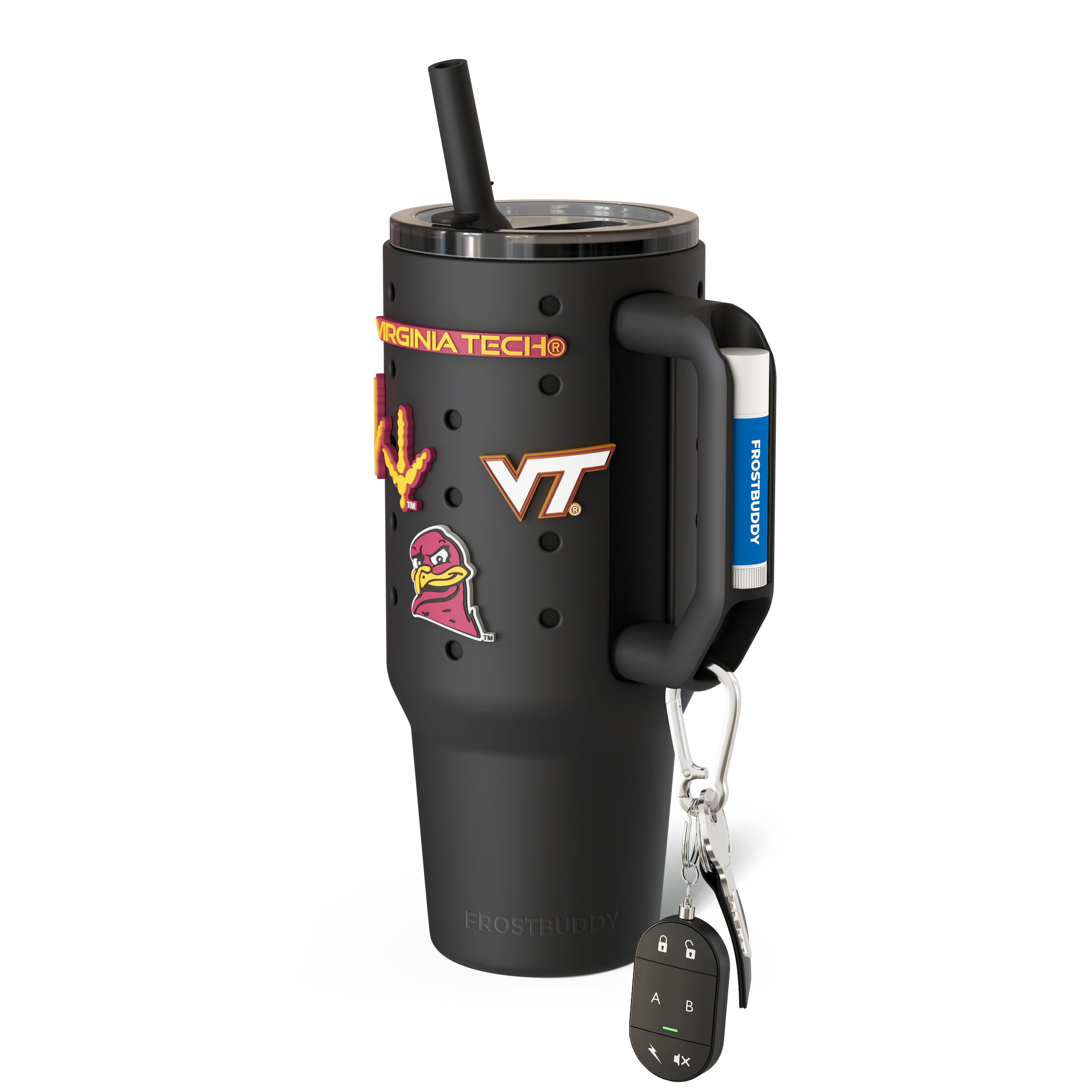 Thicc Buddy 40oz Virginia Tech Hokies Skin + Budz Bundle