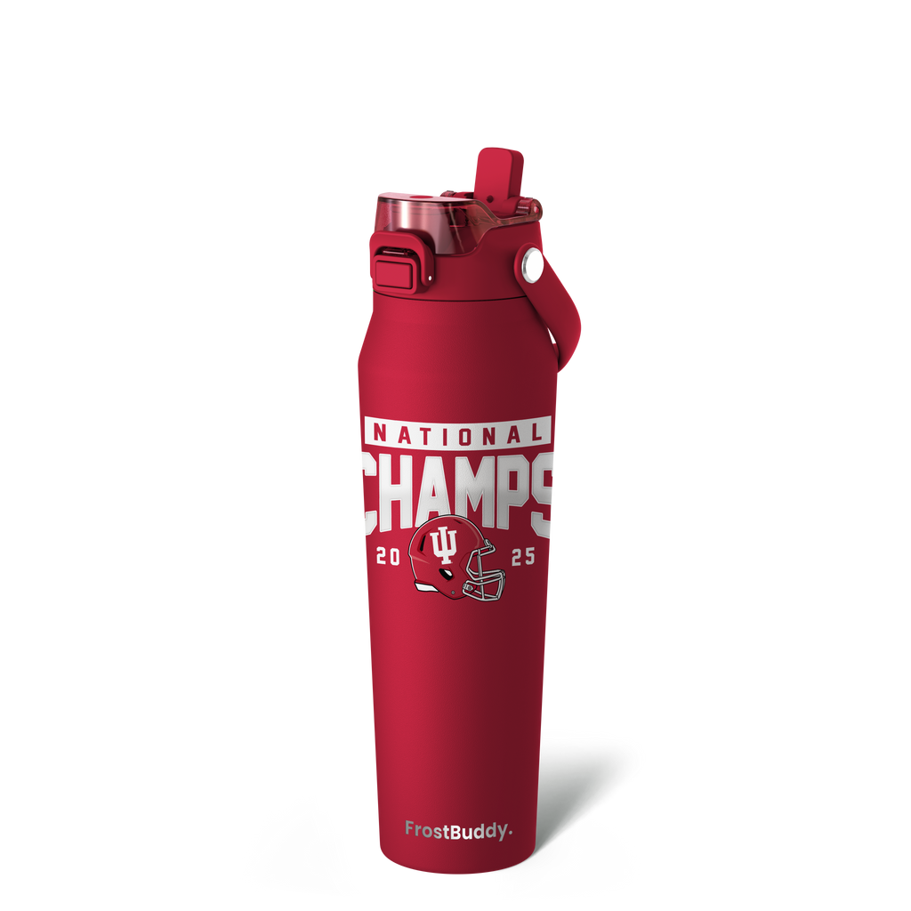 Bottle Buddy 32oz Indiana Hoosiers CFB National Champs