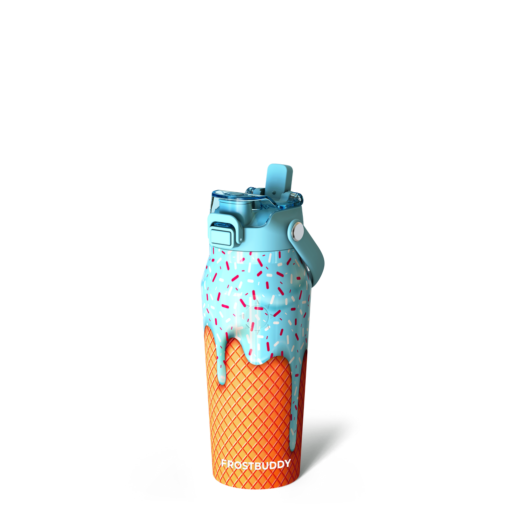 Bottle Buddy 16oz Blue Ice Cream