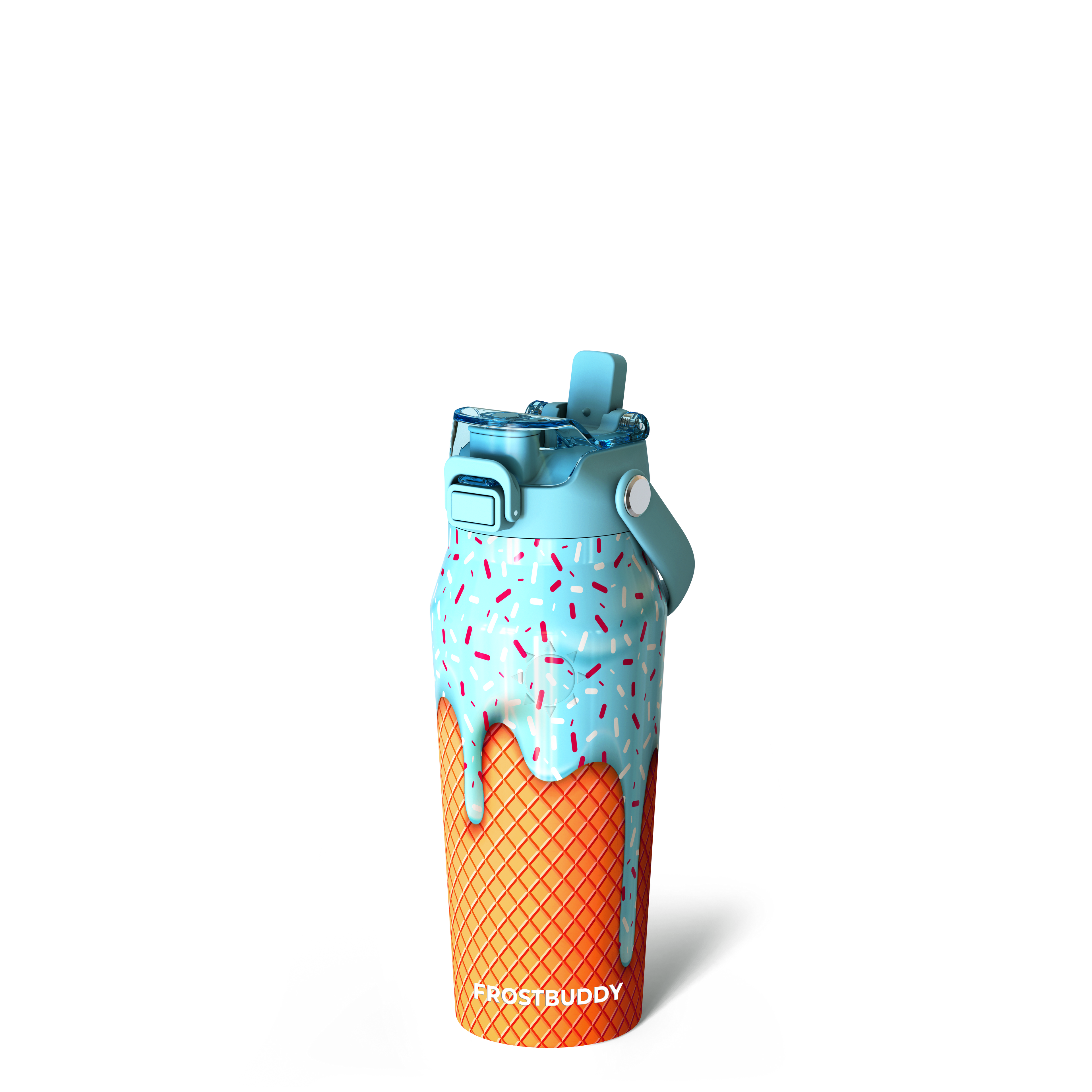 Bottle Buddy 16oz Blue Ice Cream