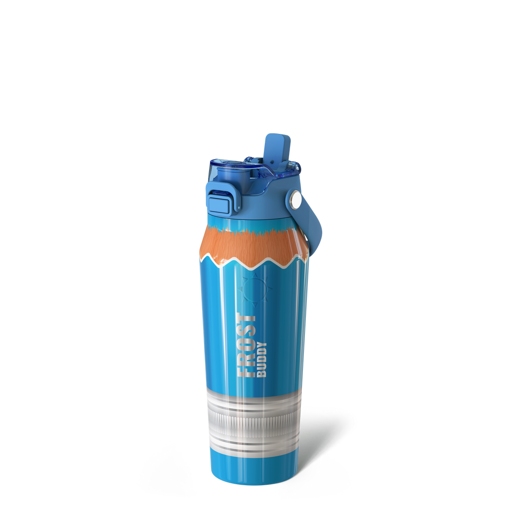Bottle Buddy 24oz Blue Pencil