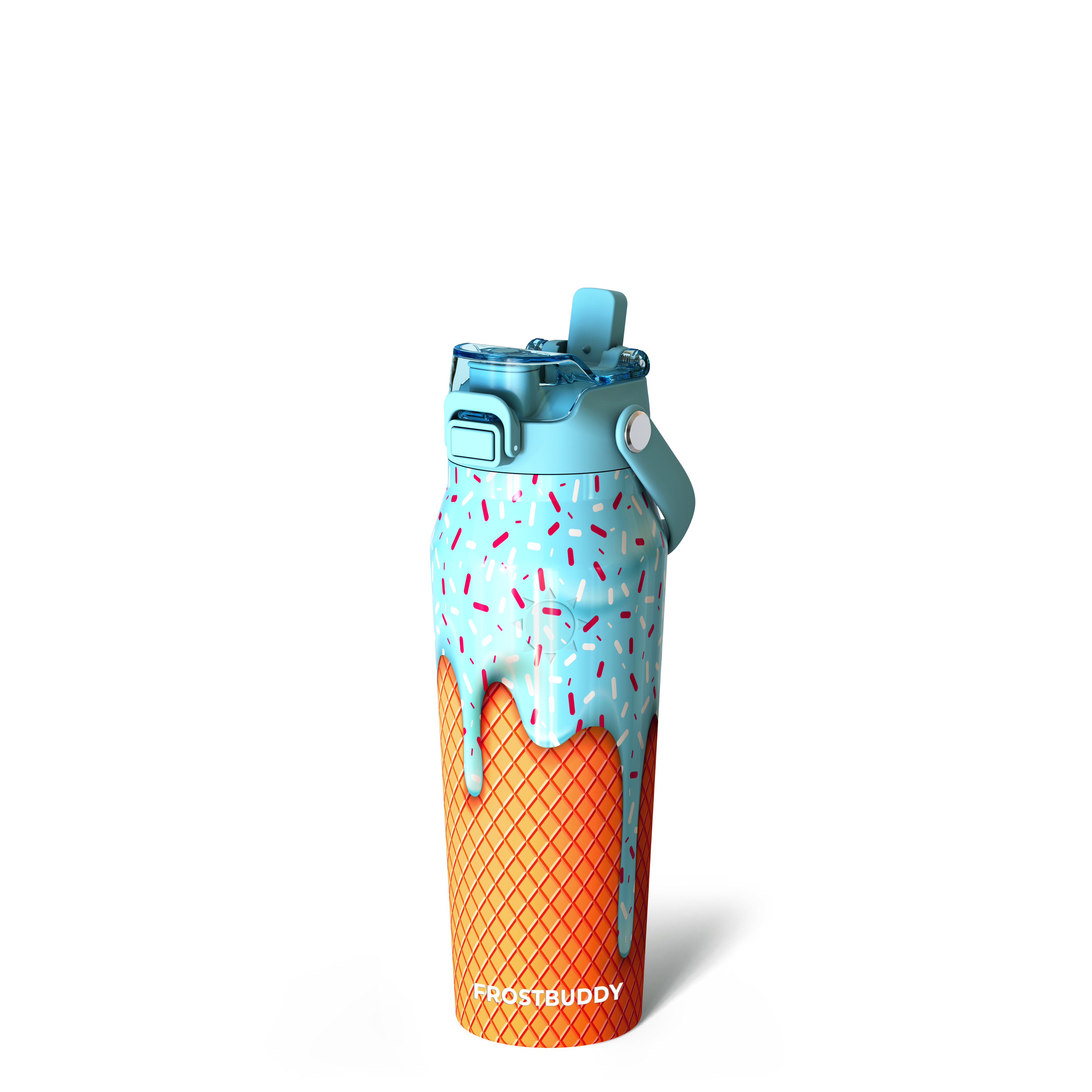 Bottle Buddy 24oz Blue Ice Cream