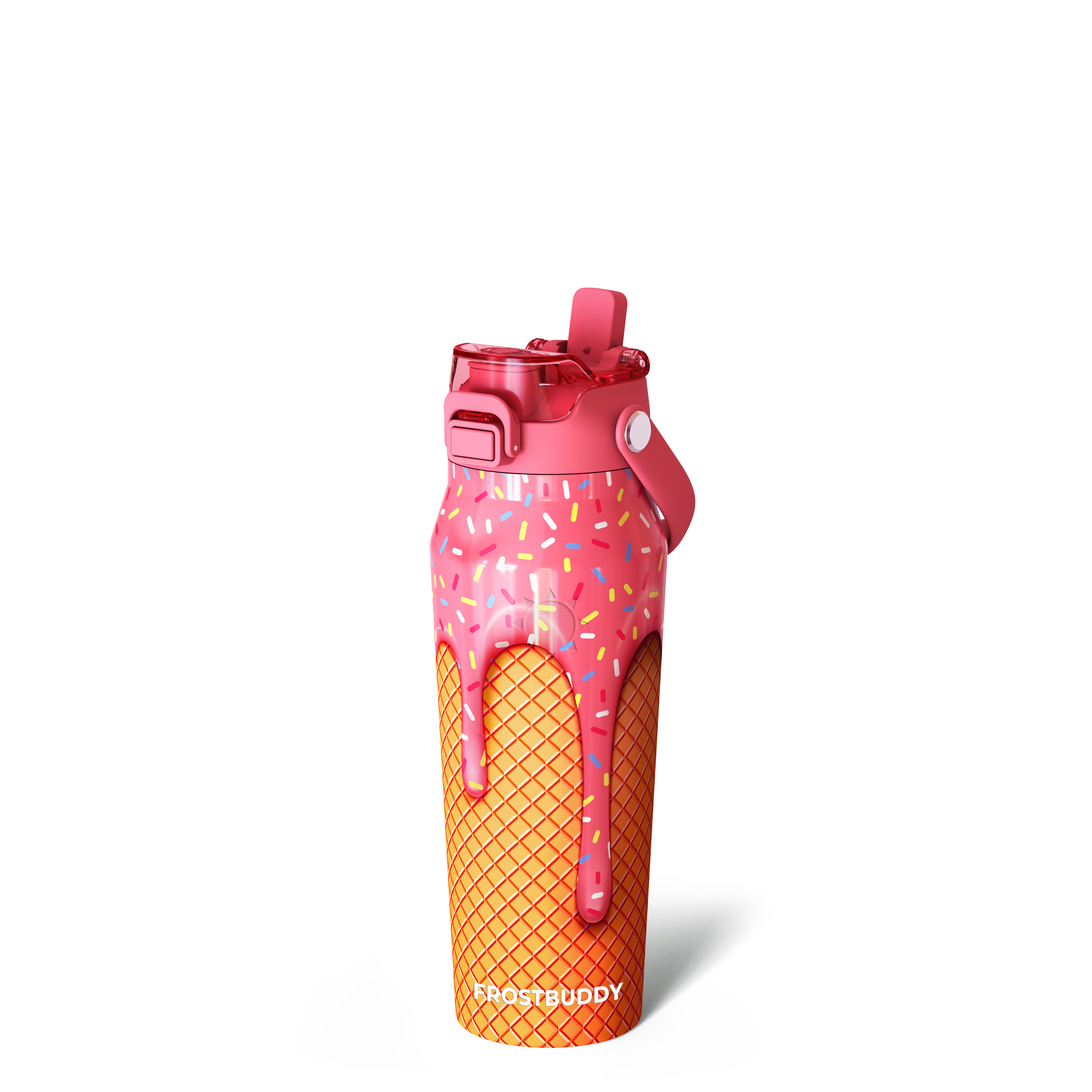 Bottle Buddy 24oz Pink Ice Cream
