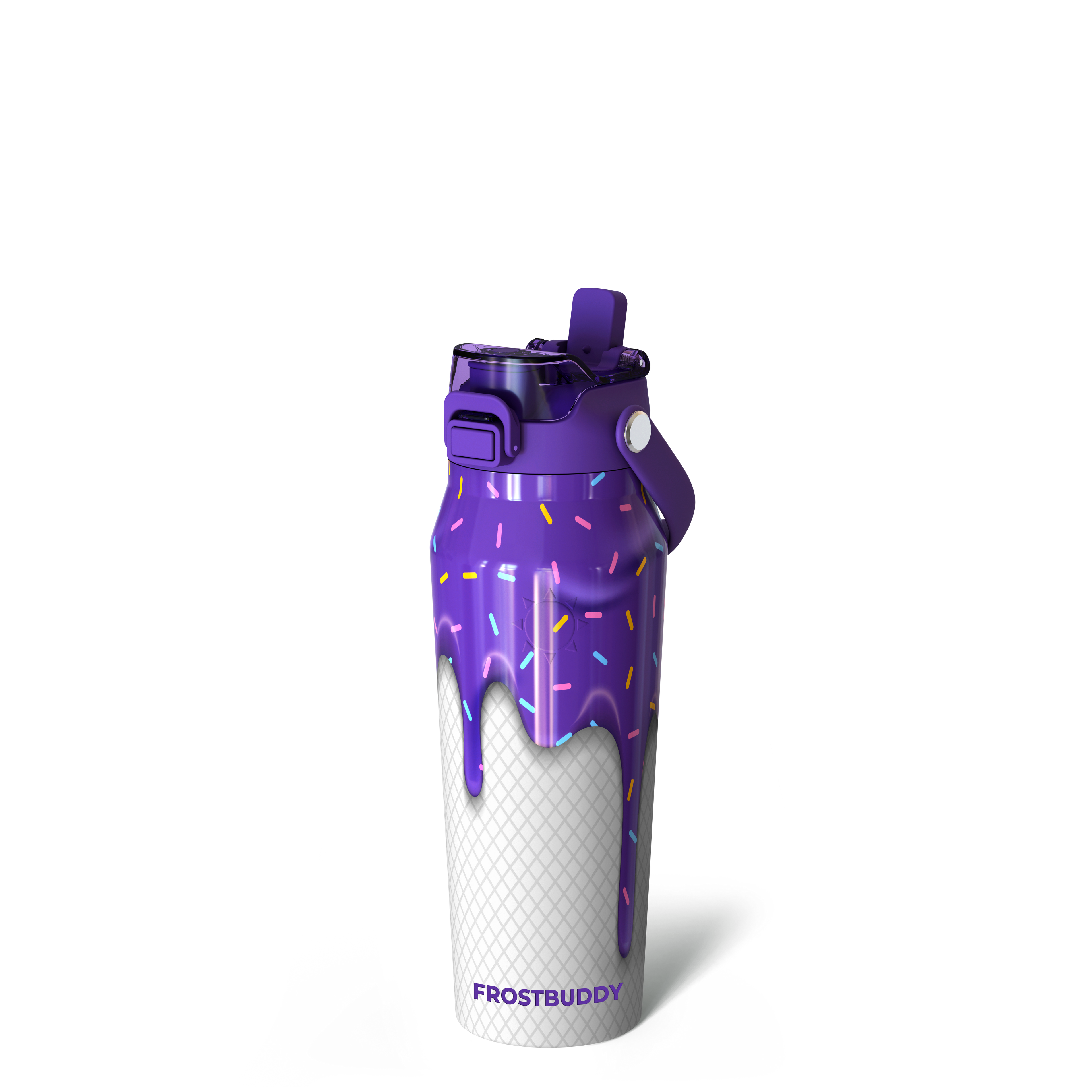 Bottle Buddy 24oz Purple Ice Cream