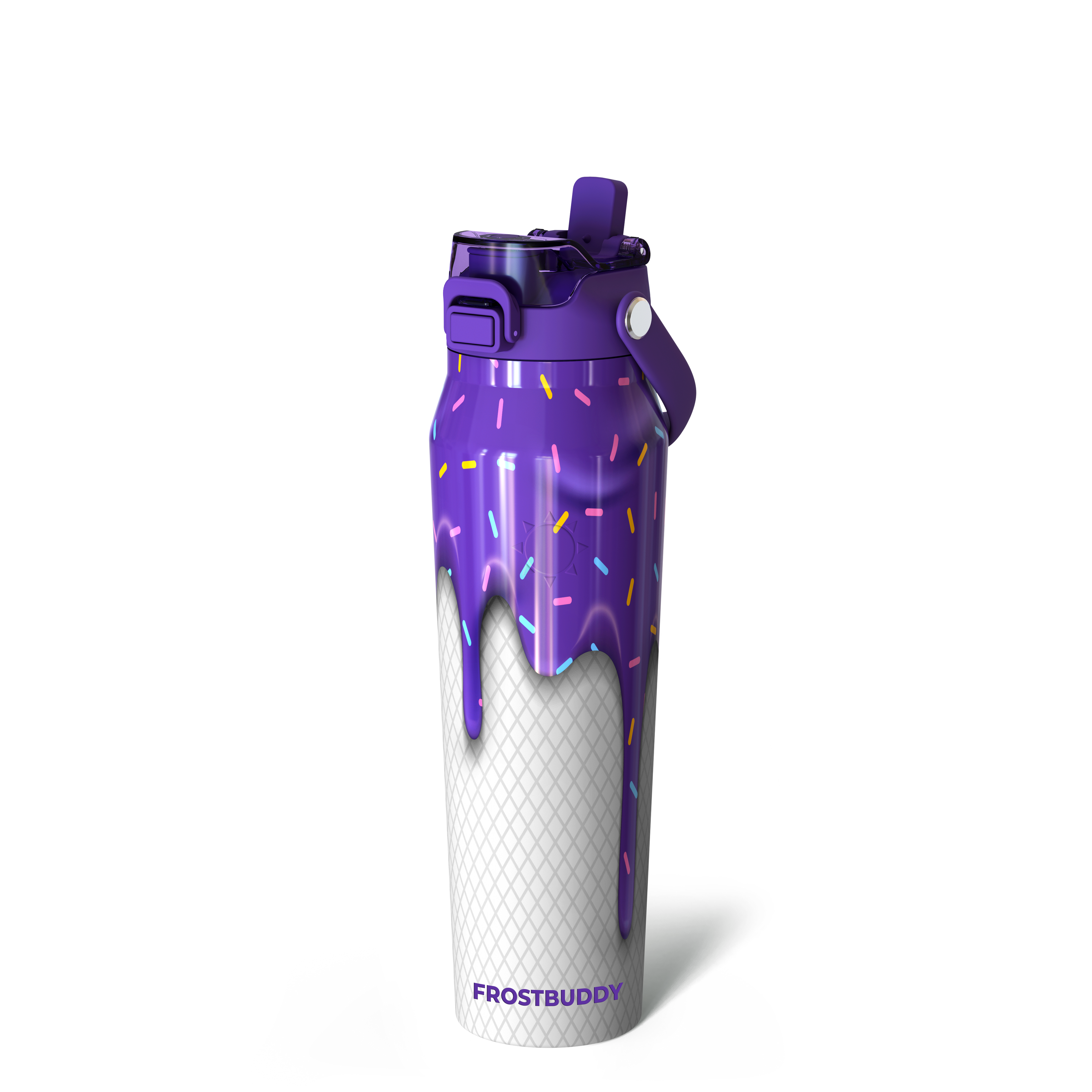 Bottle Buddy 32oz Purple Ice Cream