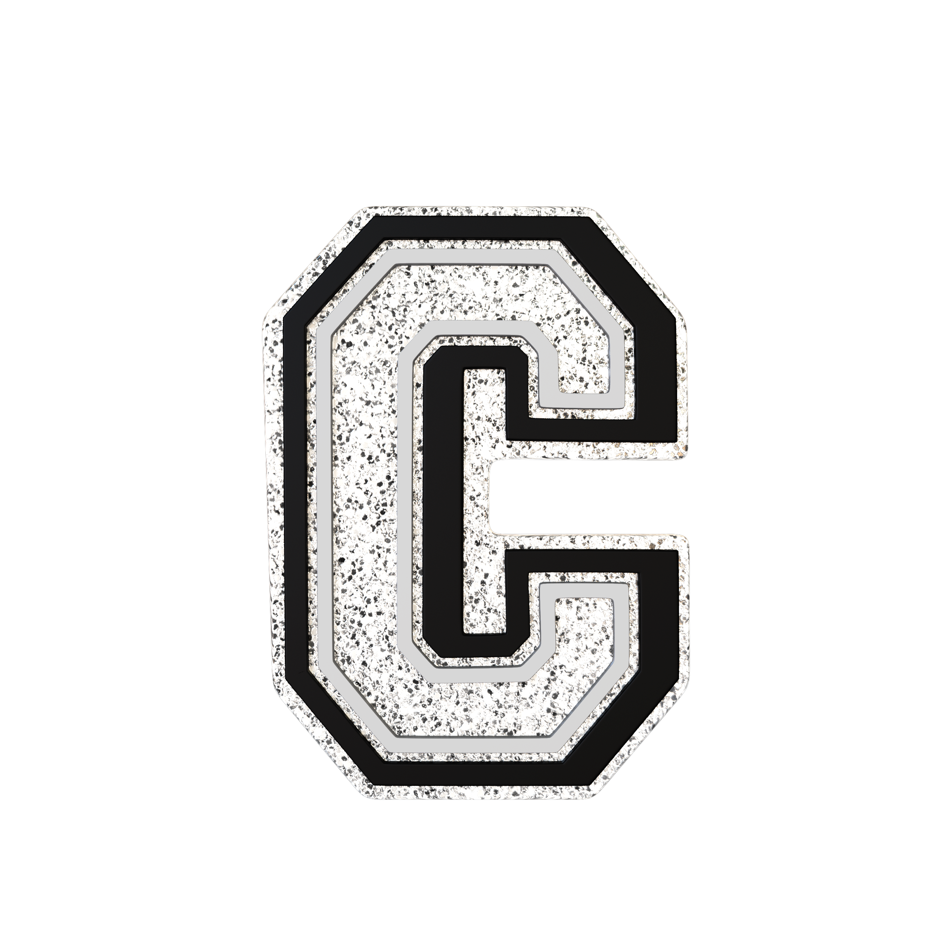 Budz Silver Letter C