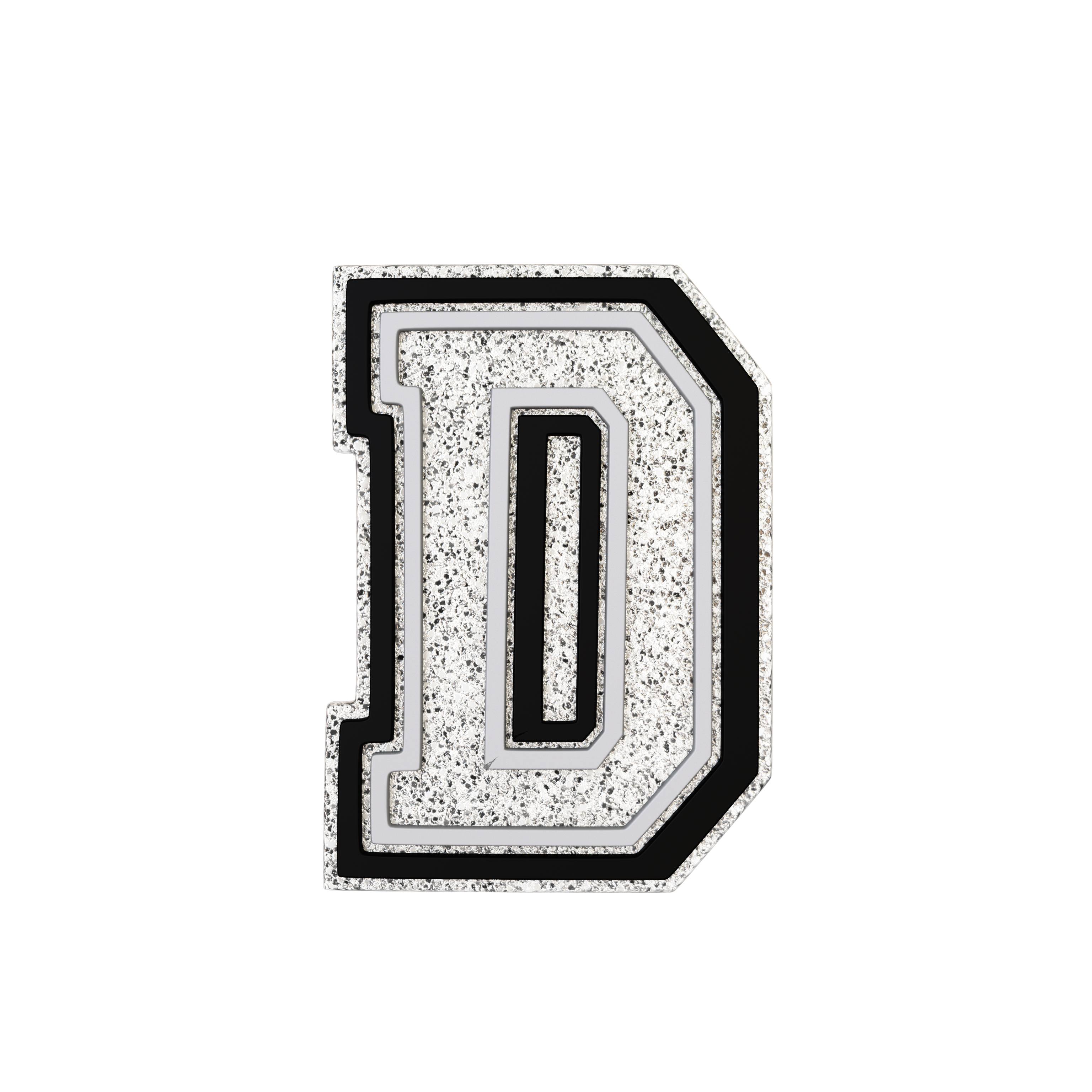Budz Silver Letter D