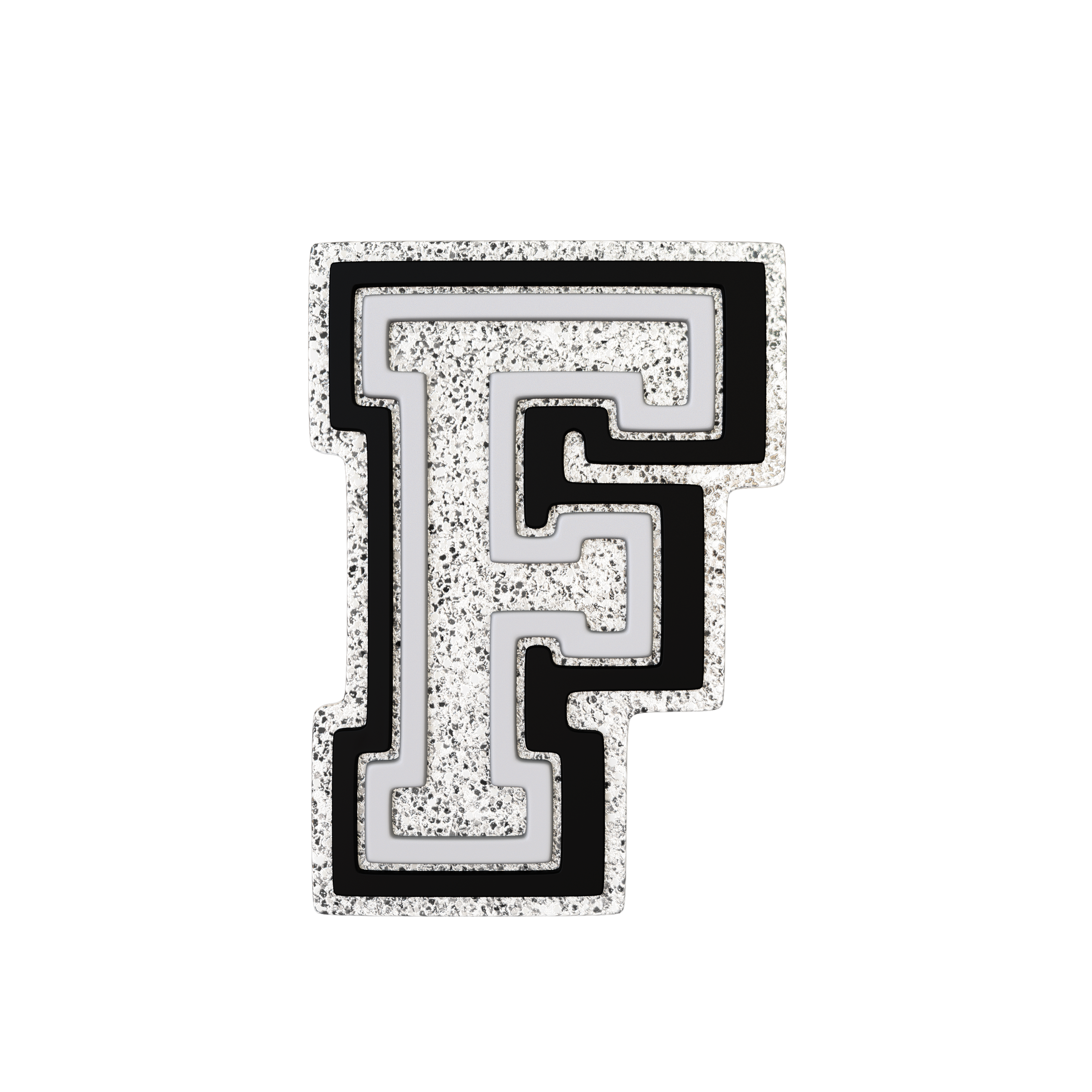 Budz Silver Letter F