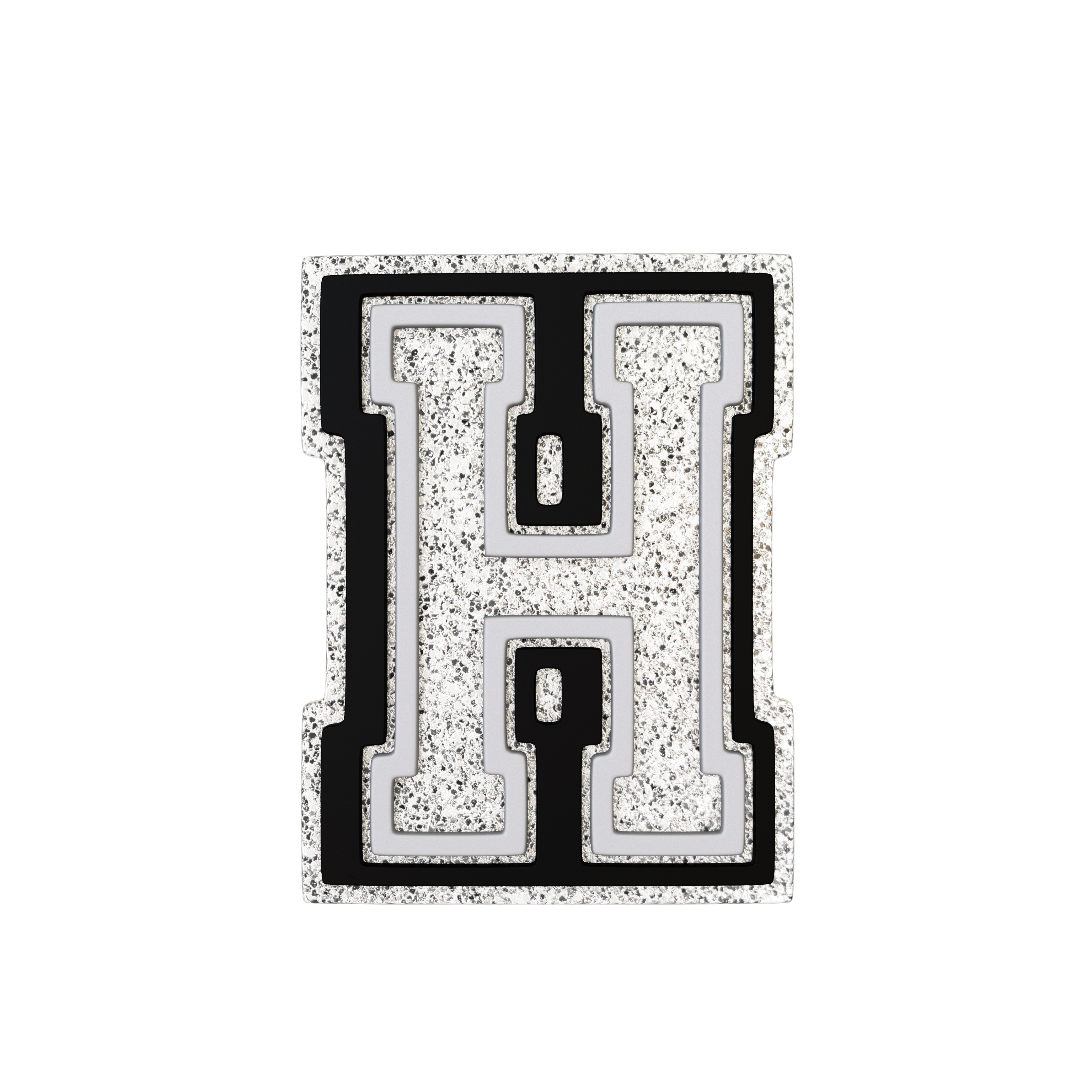 Budz Silver Letter H