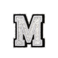 Budz Silver Letter M