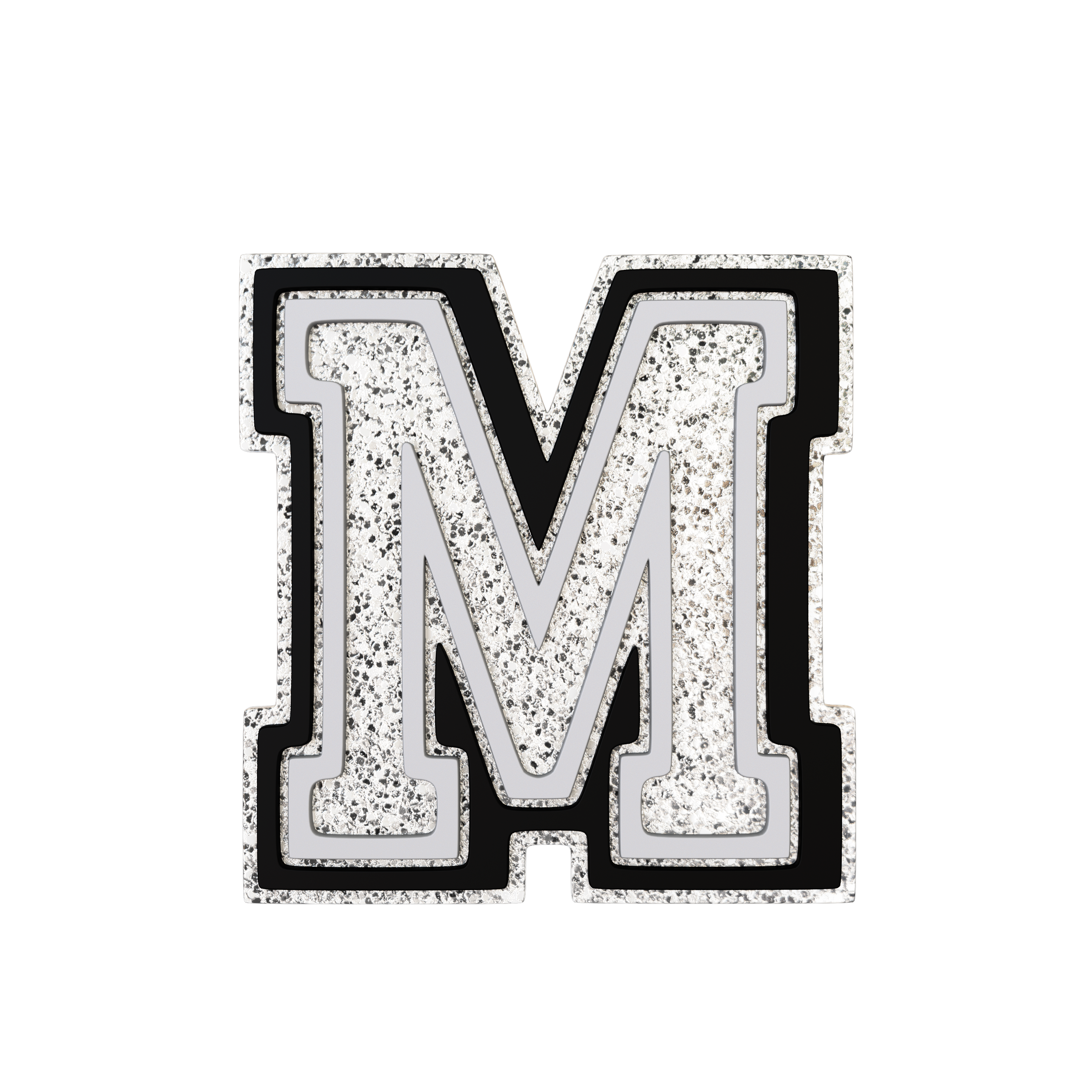 Budz Silver Letter M