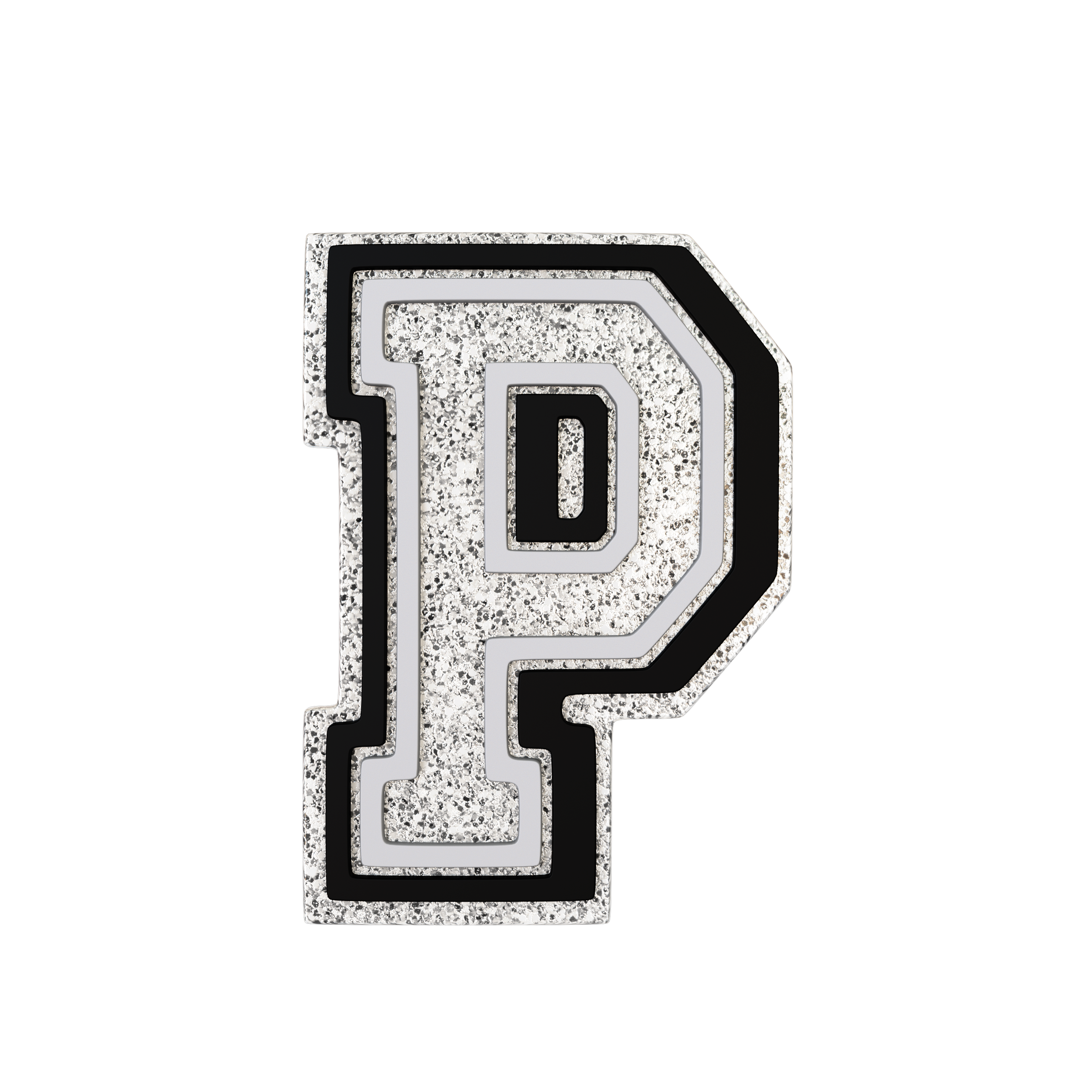 Budz Silver Letter P