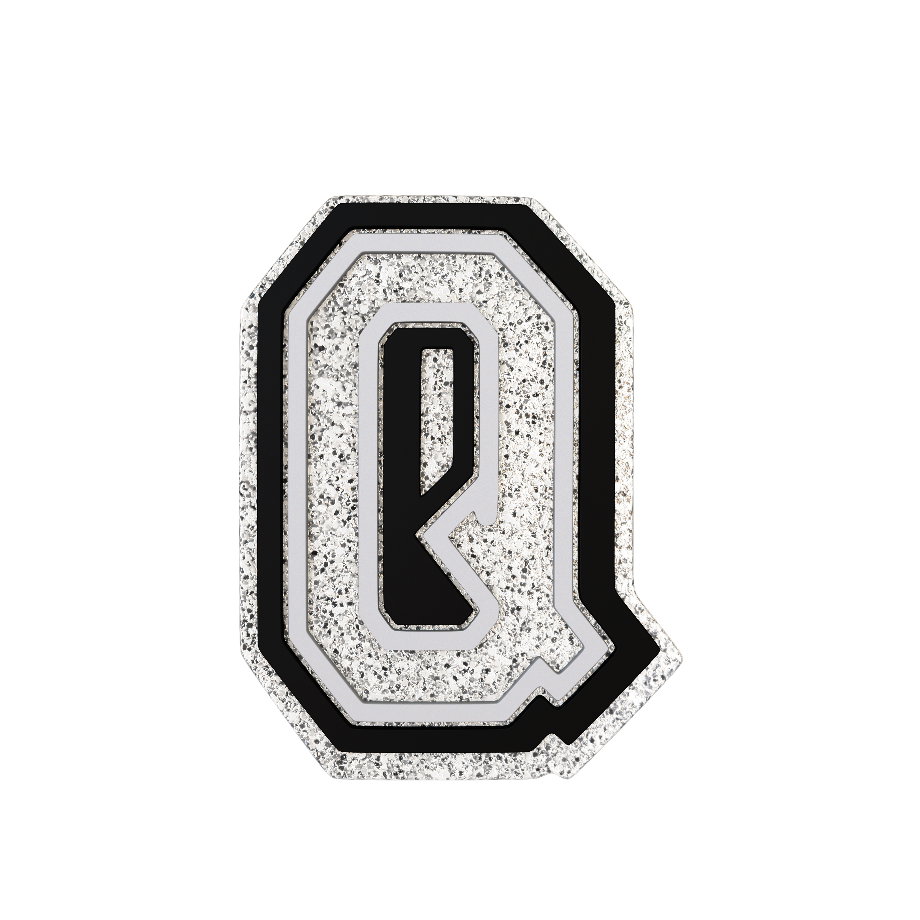 Budz Silver Letter Q