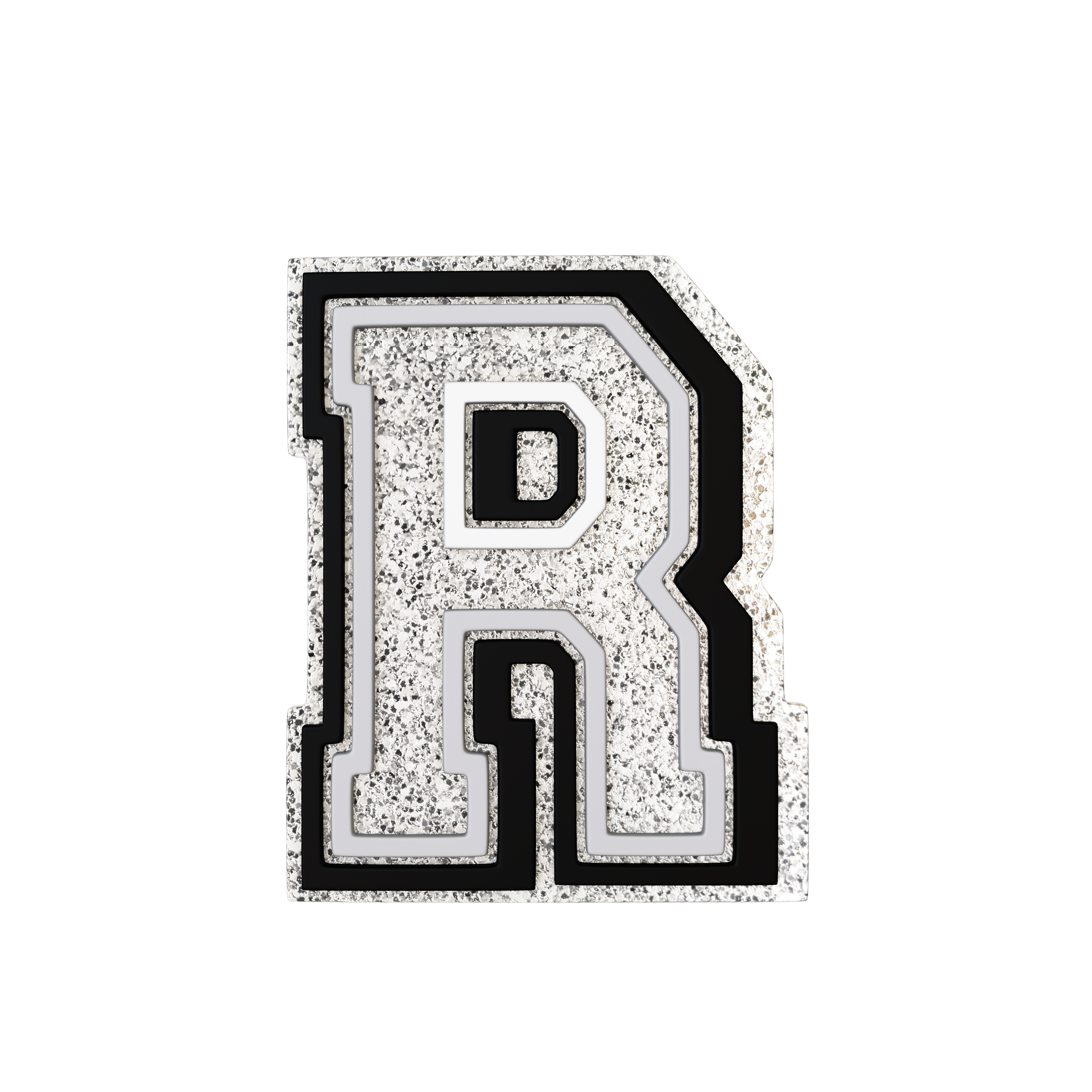 Budz Silver Letter R