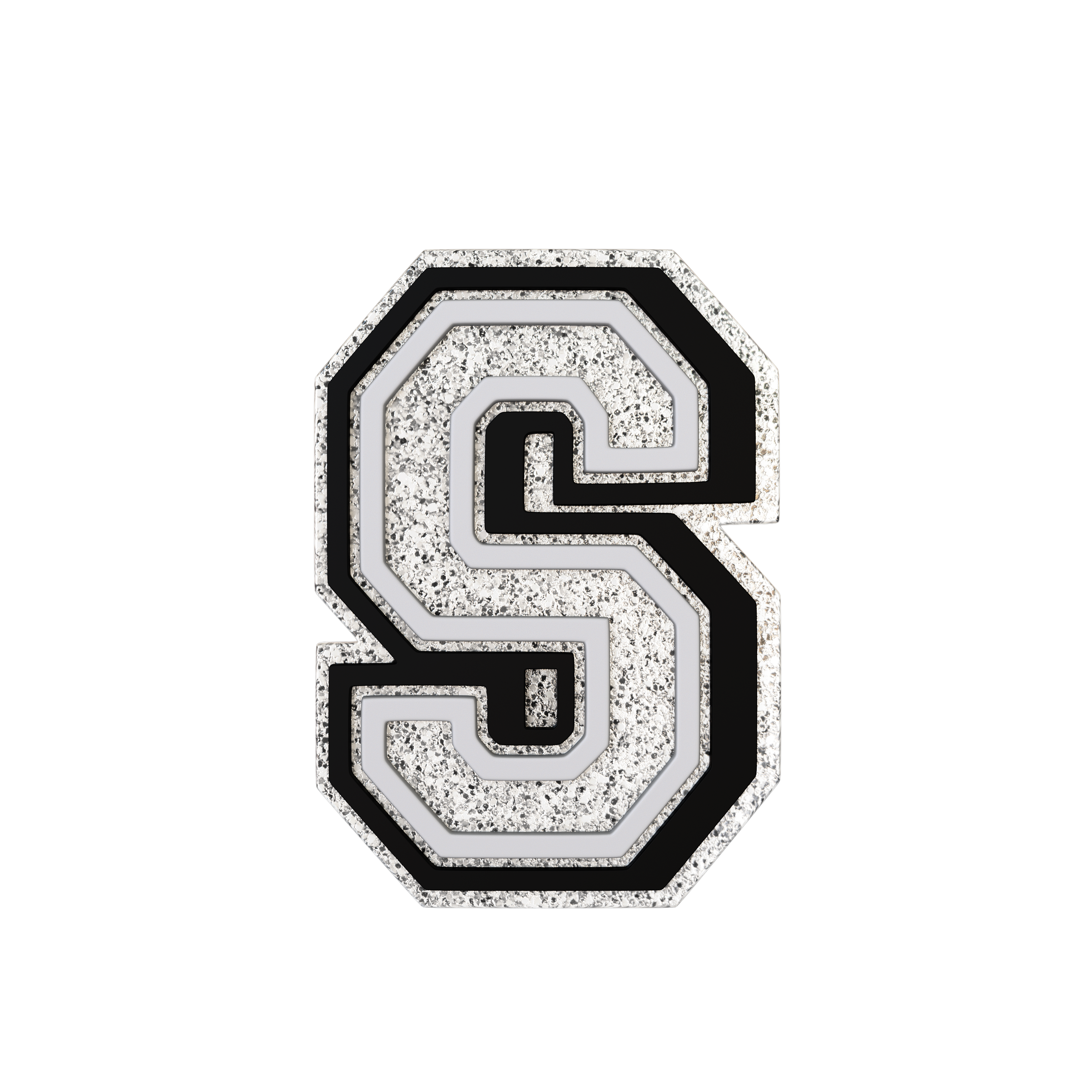 Budz Silver Letter S